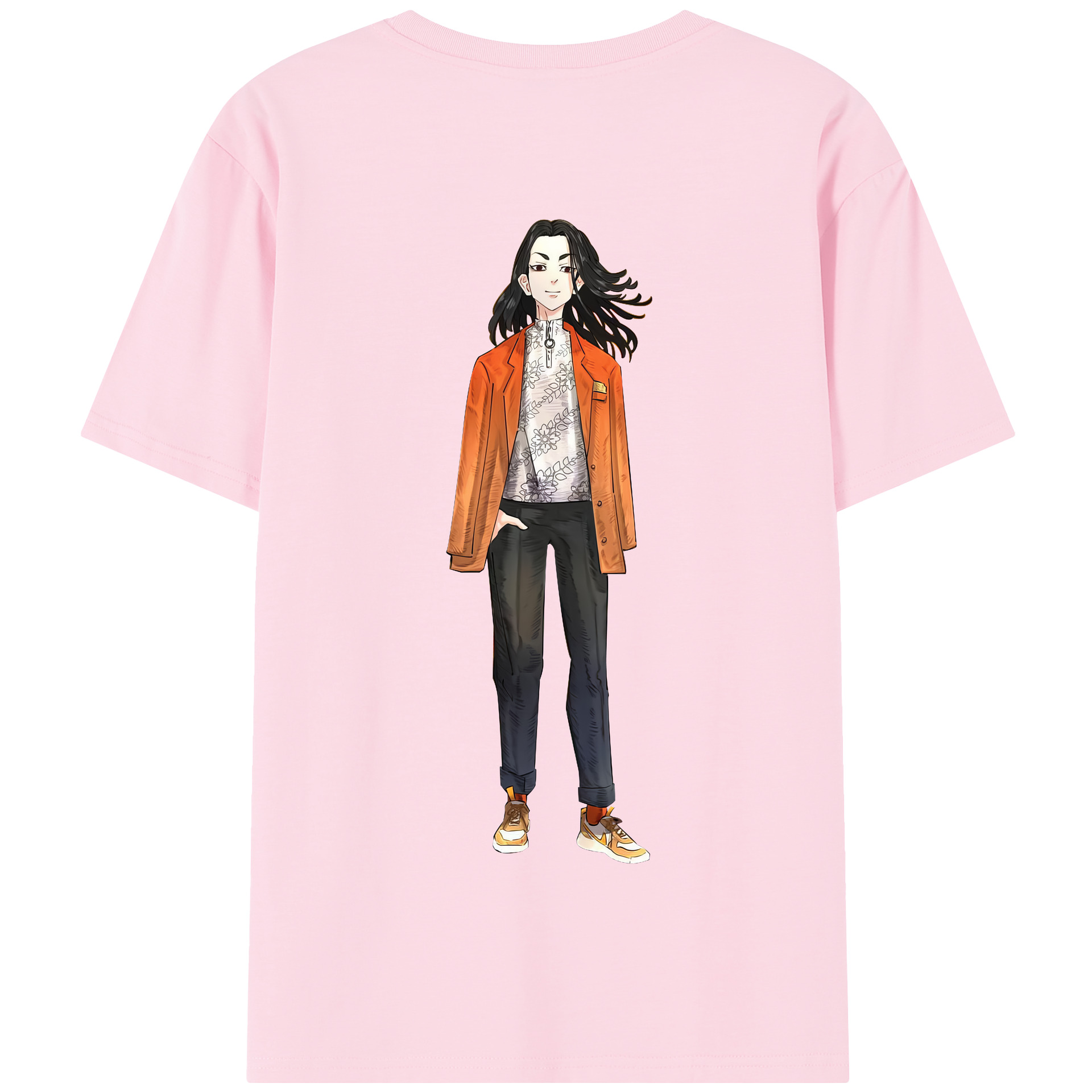 （画像用） 東京リベンジャーズ Tokyo Revengers 綿100％半袖Tシャツ（背面プリント）