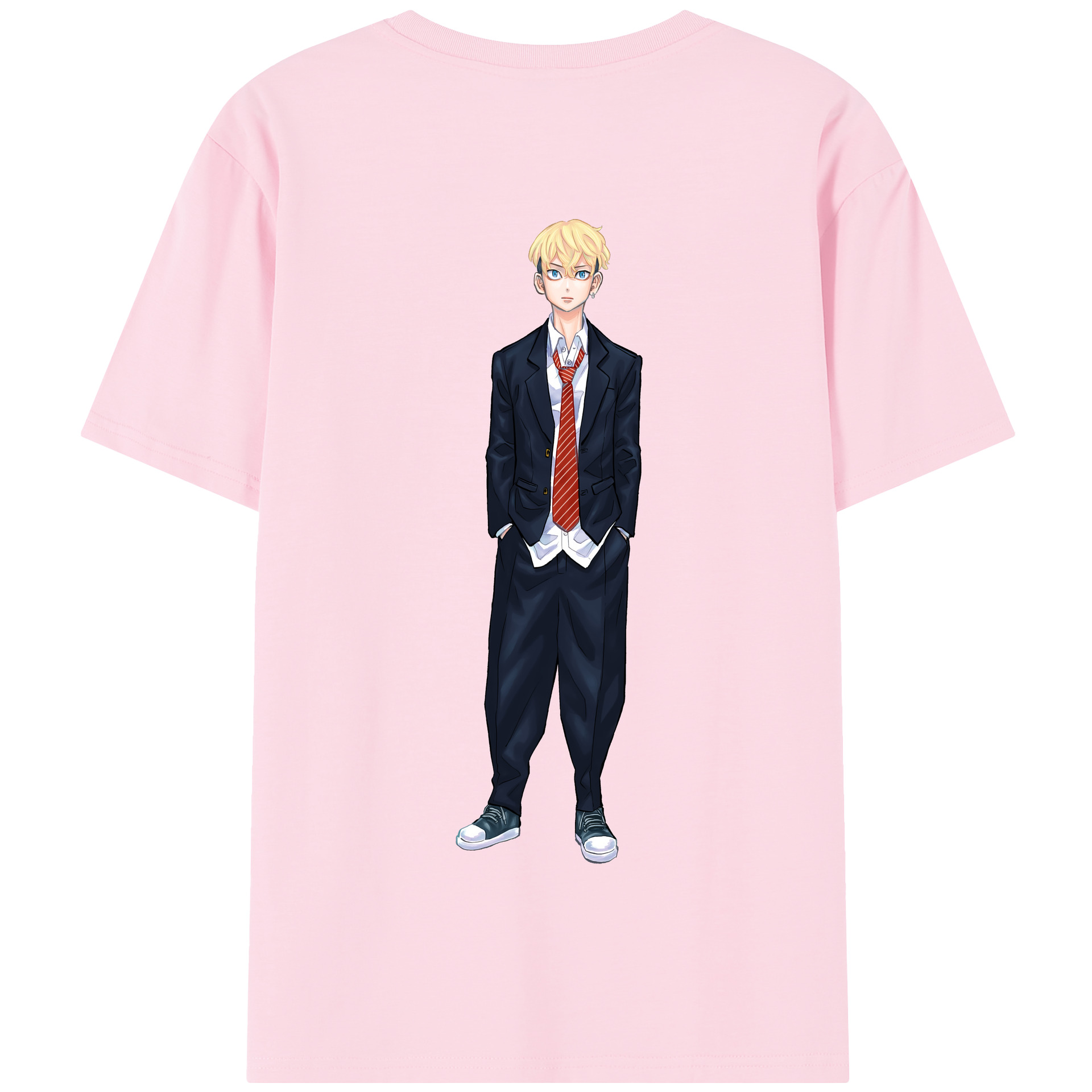 （画像用） 東京リベンジャーズ Tokyo Revengers 綿100％半袖Tシャツ（背面プリント）