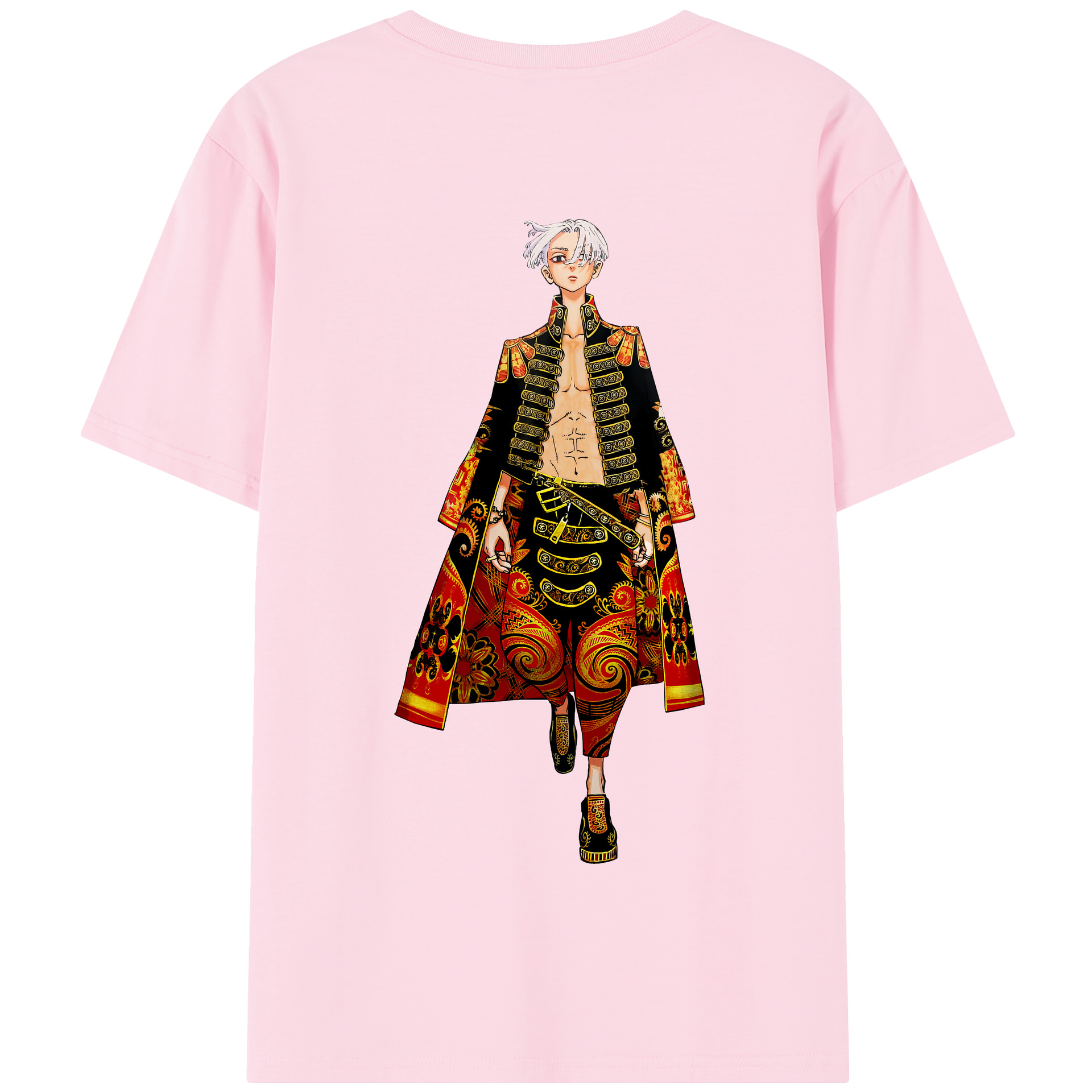 （画像用） 東京リベンジャーズ Tokyo Revengers 綿100％半袖Tシャツ（背面プリント）