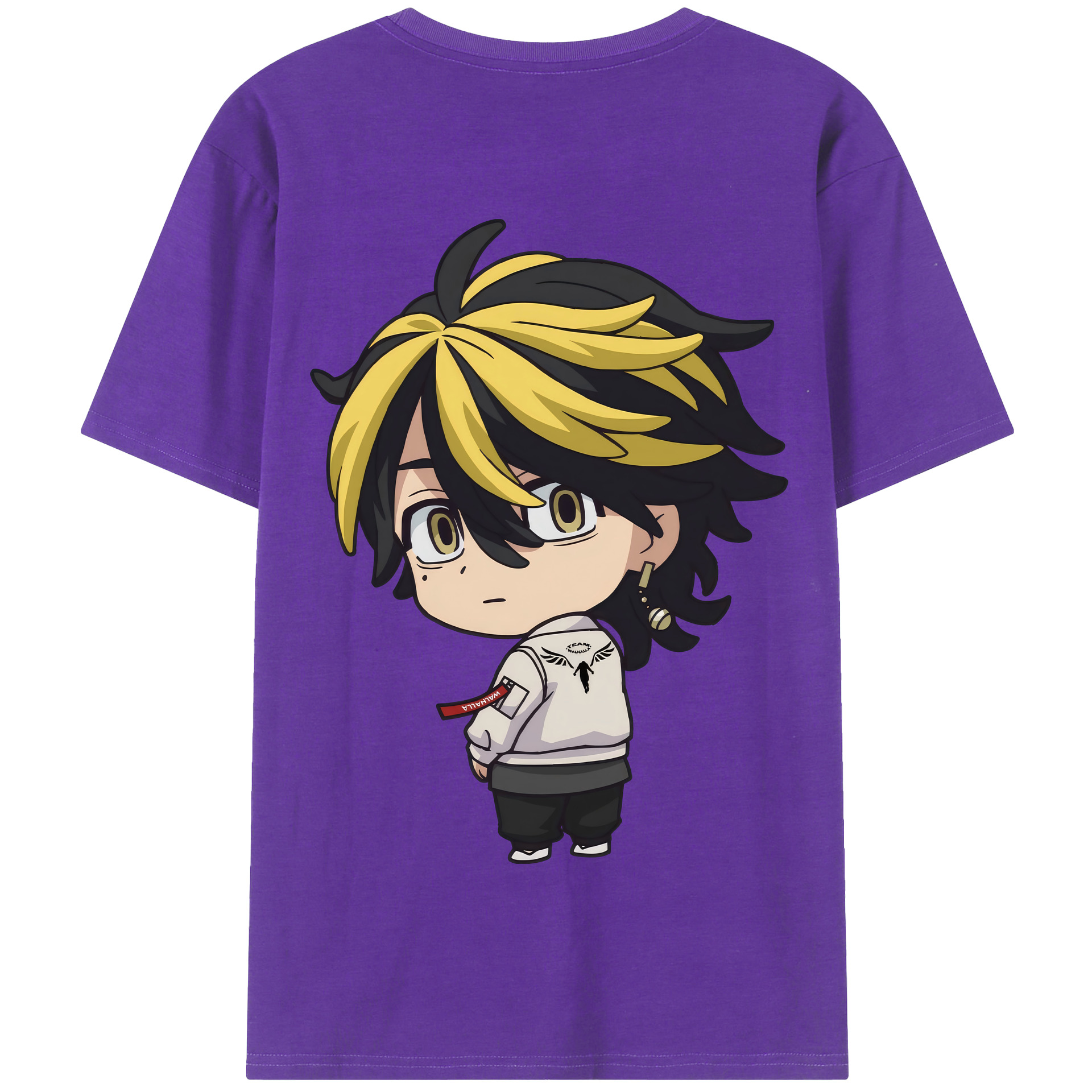 （画像用） 東京リベンジャーズ Tokyo Revengers 綿100％半袖Tシャツ（背面プリント）