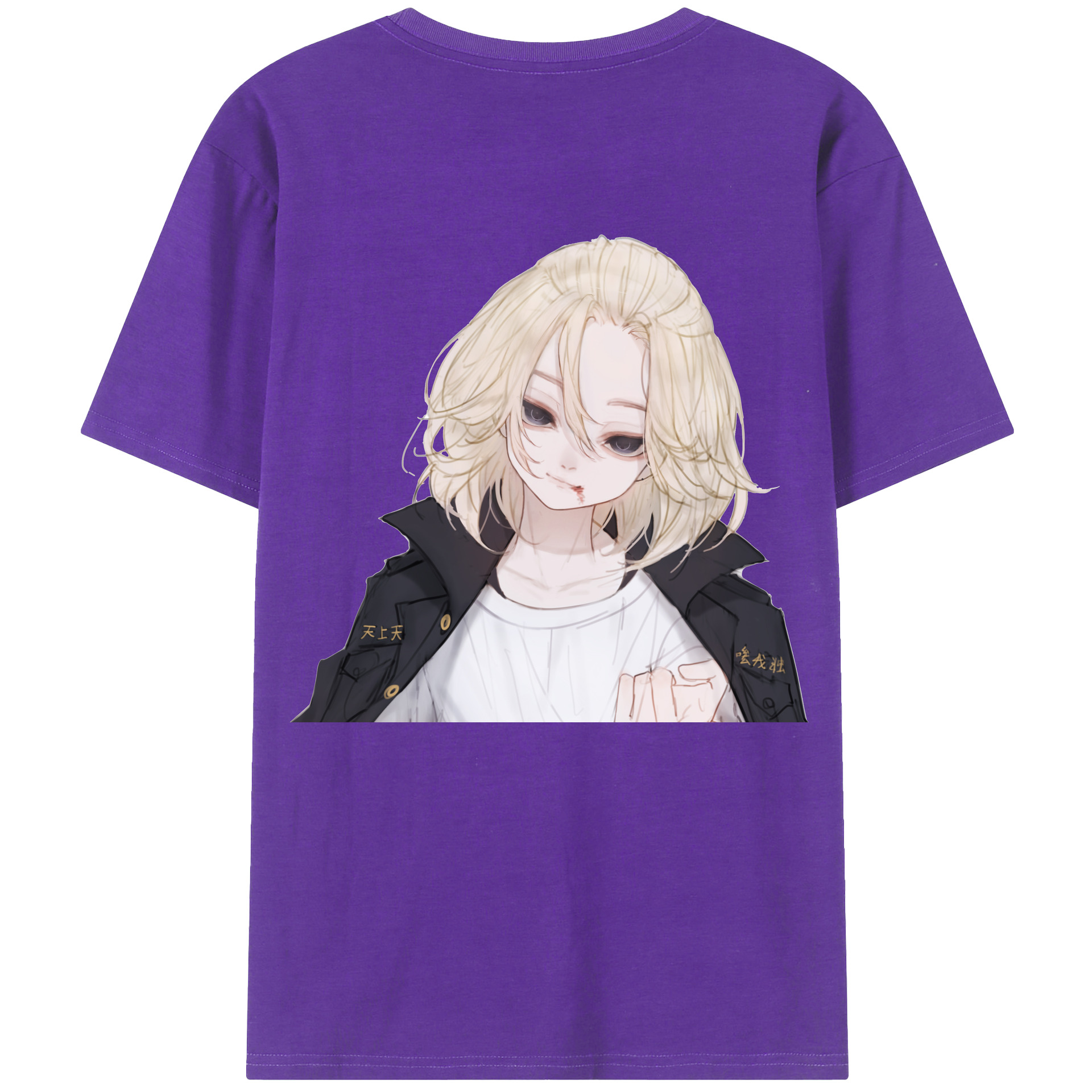 （画像用） 東京リベンジャーズ Tokyo Revengers 綿100％半袖Tシャツ（背面プリント）