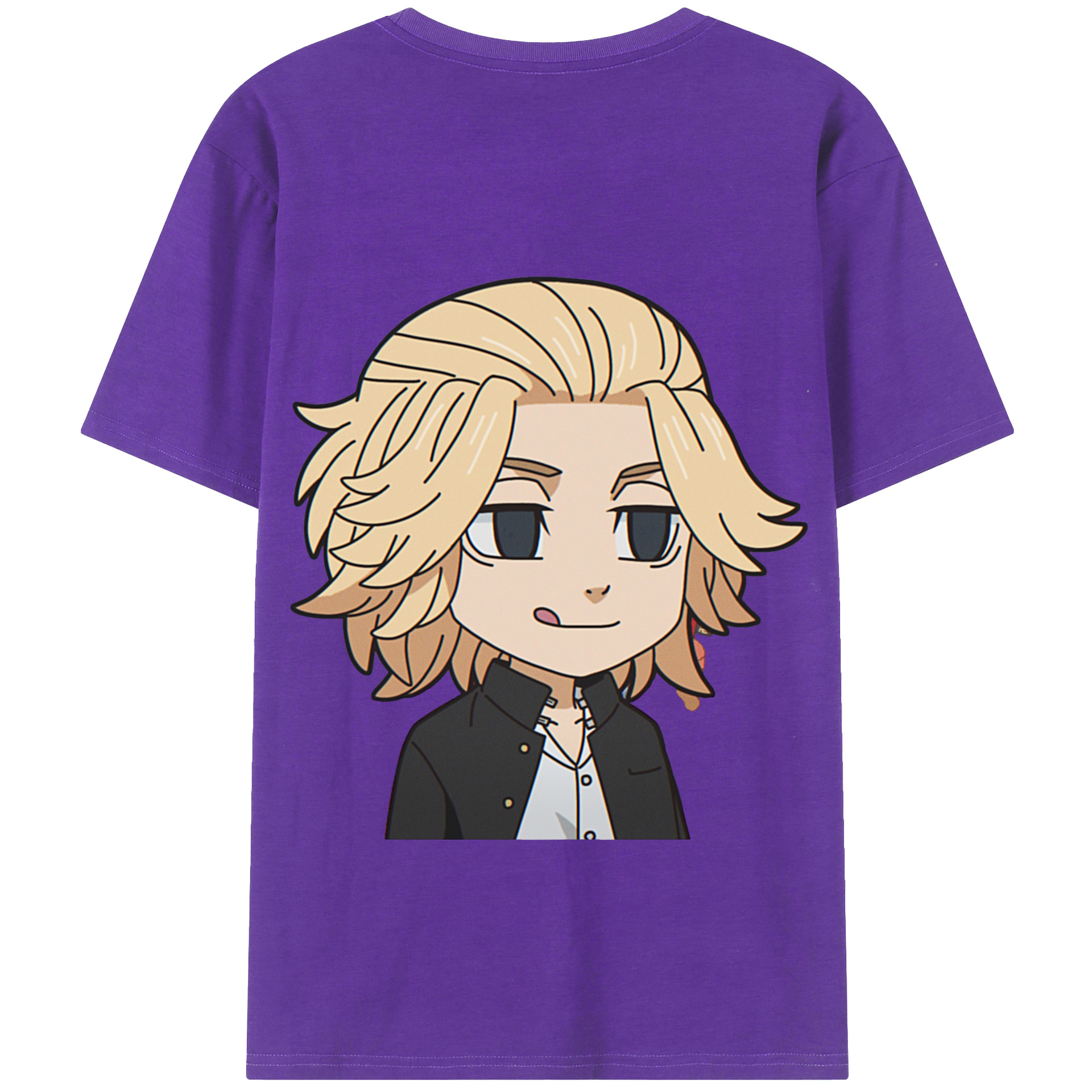 （画像用） 東京リベンジャーズ Tokyo Revengers 綿100％半袖Tシャツ（背面プリント）