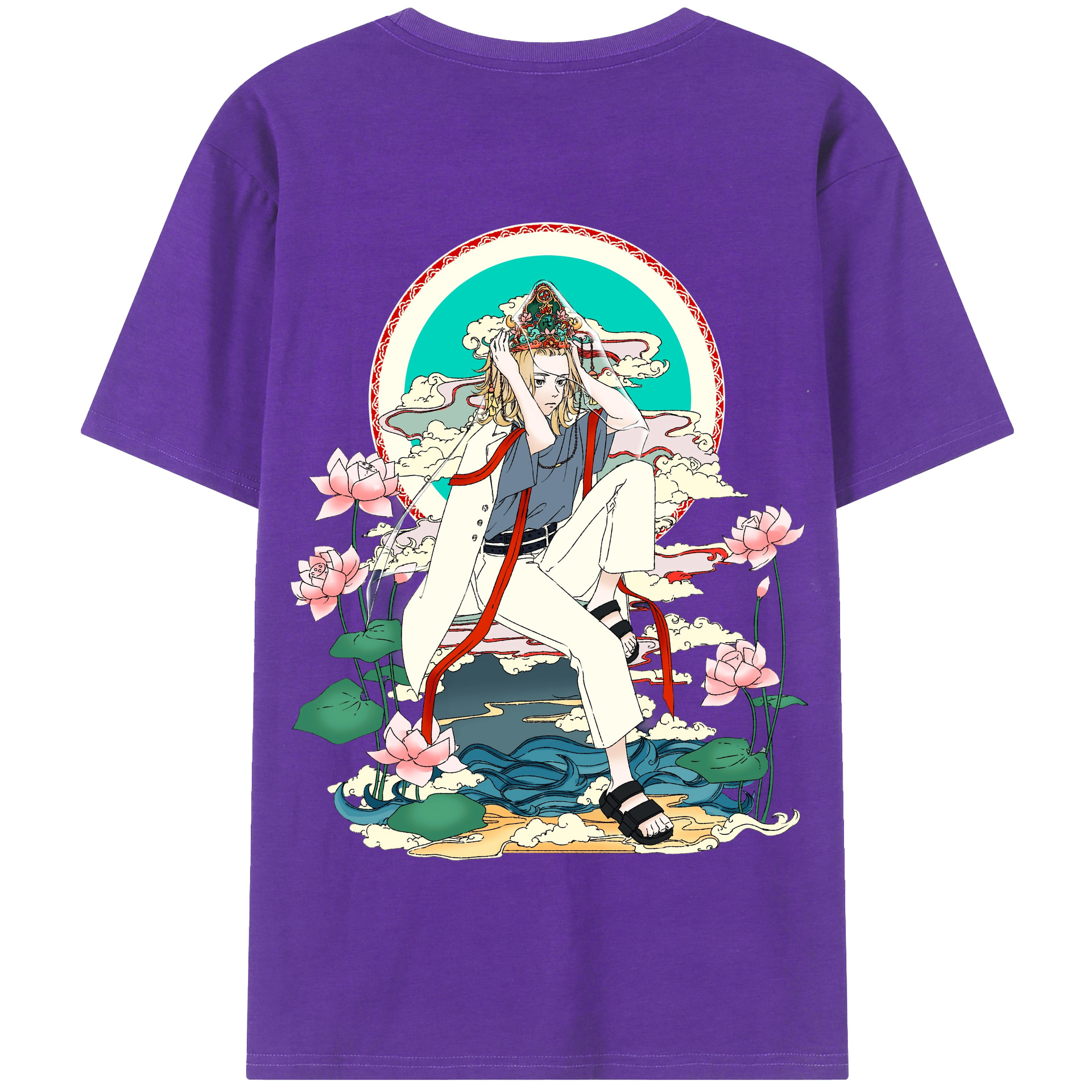 （画像用） 東京リベンジャーズ Tokyo Revengers 綿100％半袖Tシャツ（背面プリント）