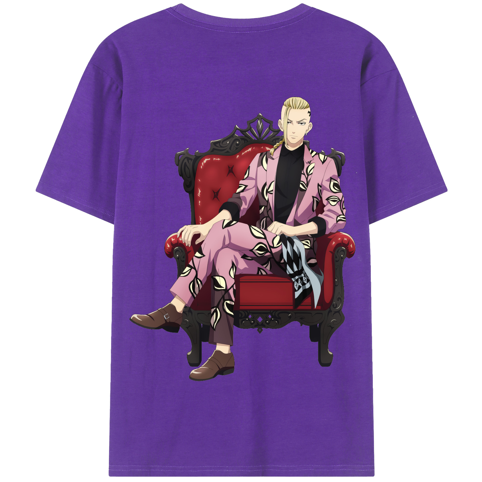 （画像用） 東京リベンジャーズ Tokyo Revengers 綿100％半袖Tシャツ（背面プリント）