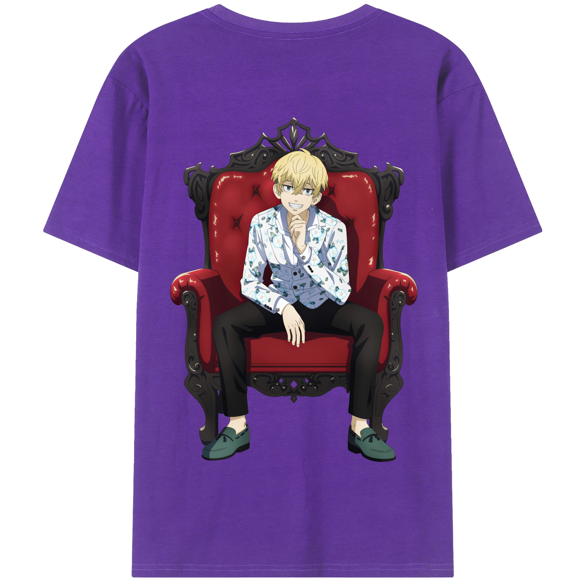 （画像用） 東京リベンジャーズ Tokyo Revengers 綿100％半袖Tシャツ（背面プリント）
