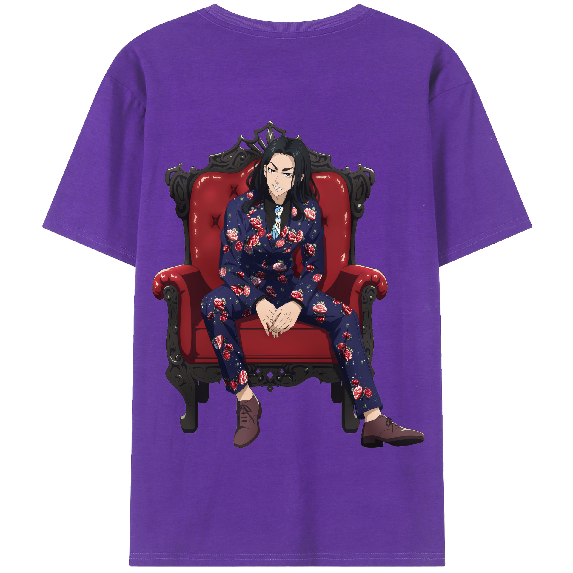 （画像用） 東京リベンジャーズ Tokyo Revengers 綿100％半袖Tシャツ（背面プリント）