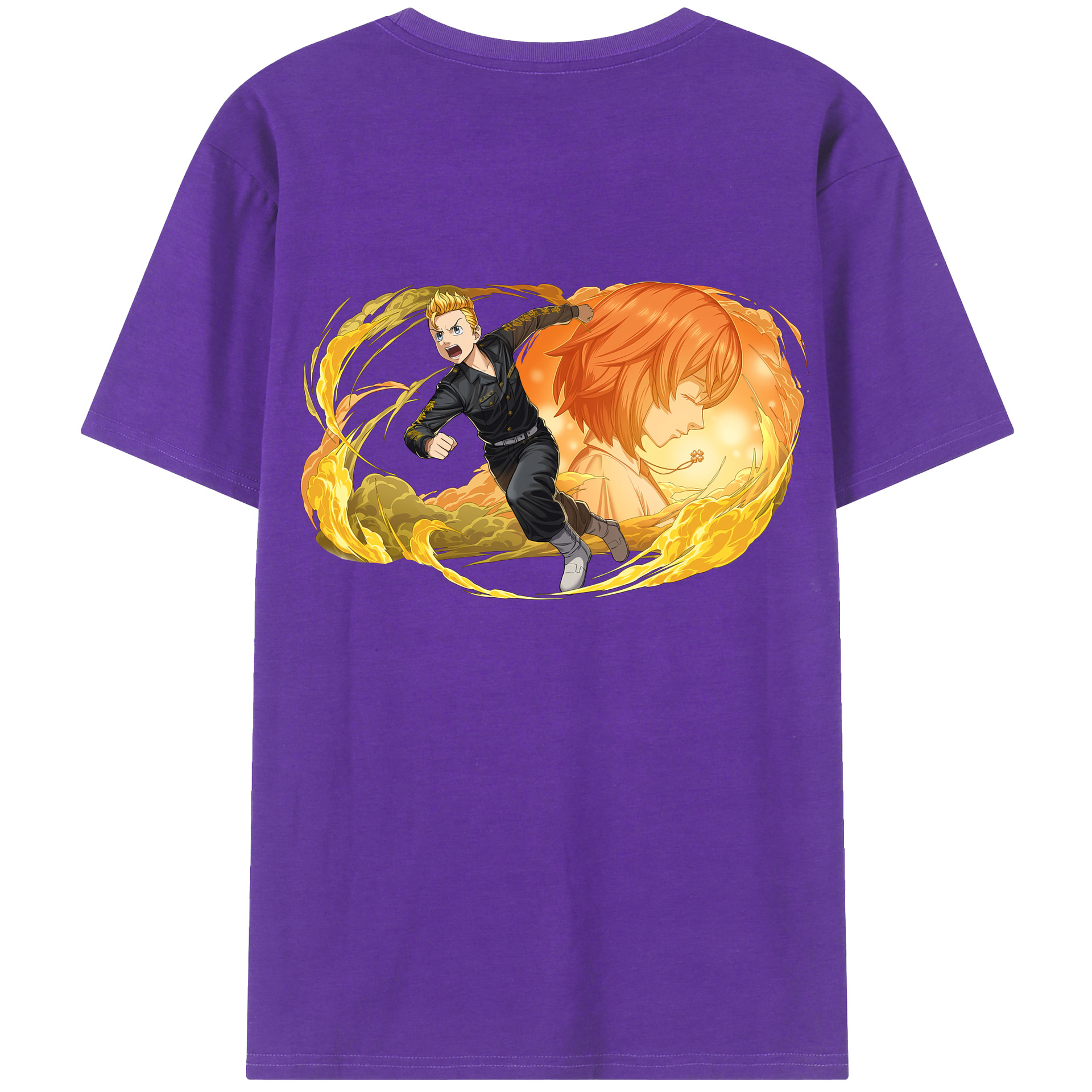 （画像用） 東京リベンジャーズ Tokyo Revengers 綿100％半袖Tシャツ（背面プリント）