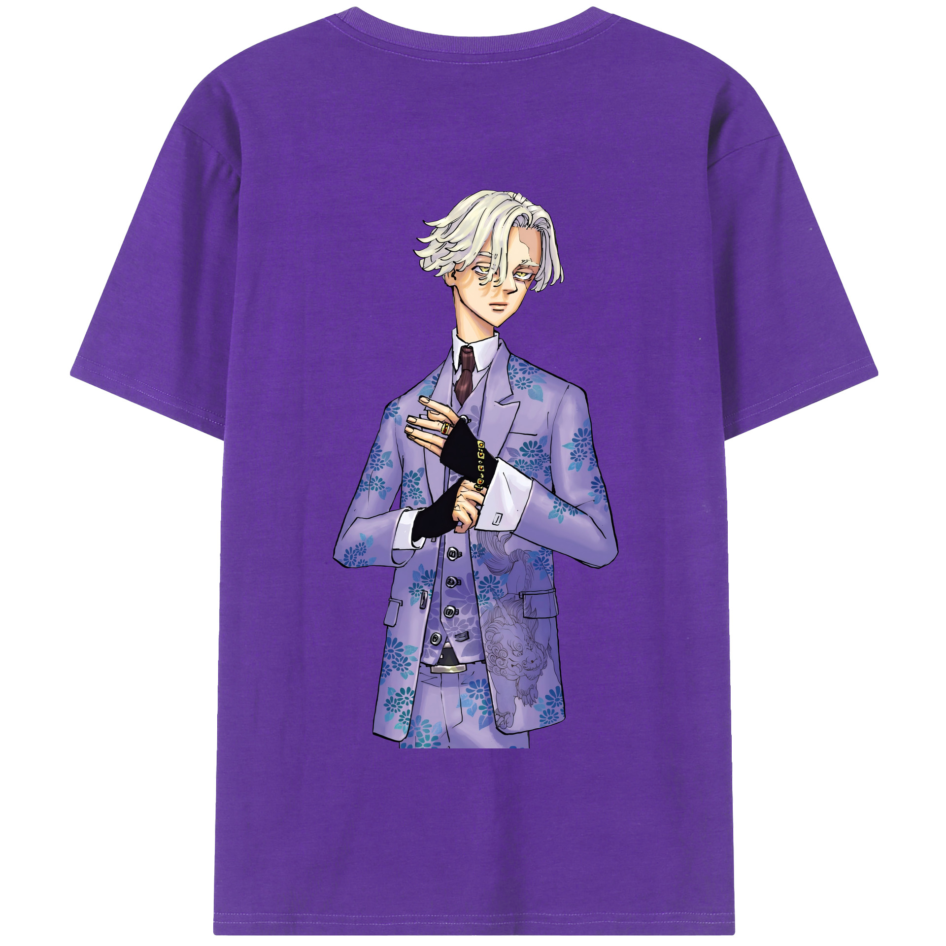 （画像用） 東京リベンジャーズ Tokyo Revengers 綿100％半袖Tシャツ（背面プリント）