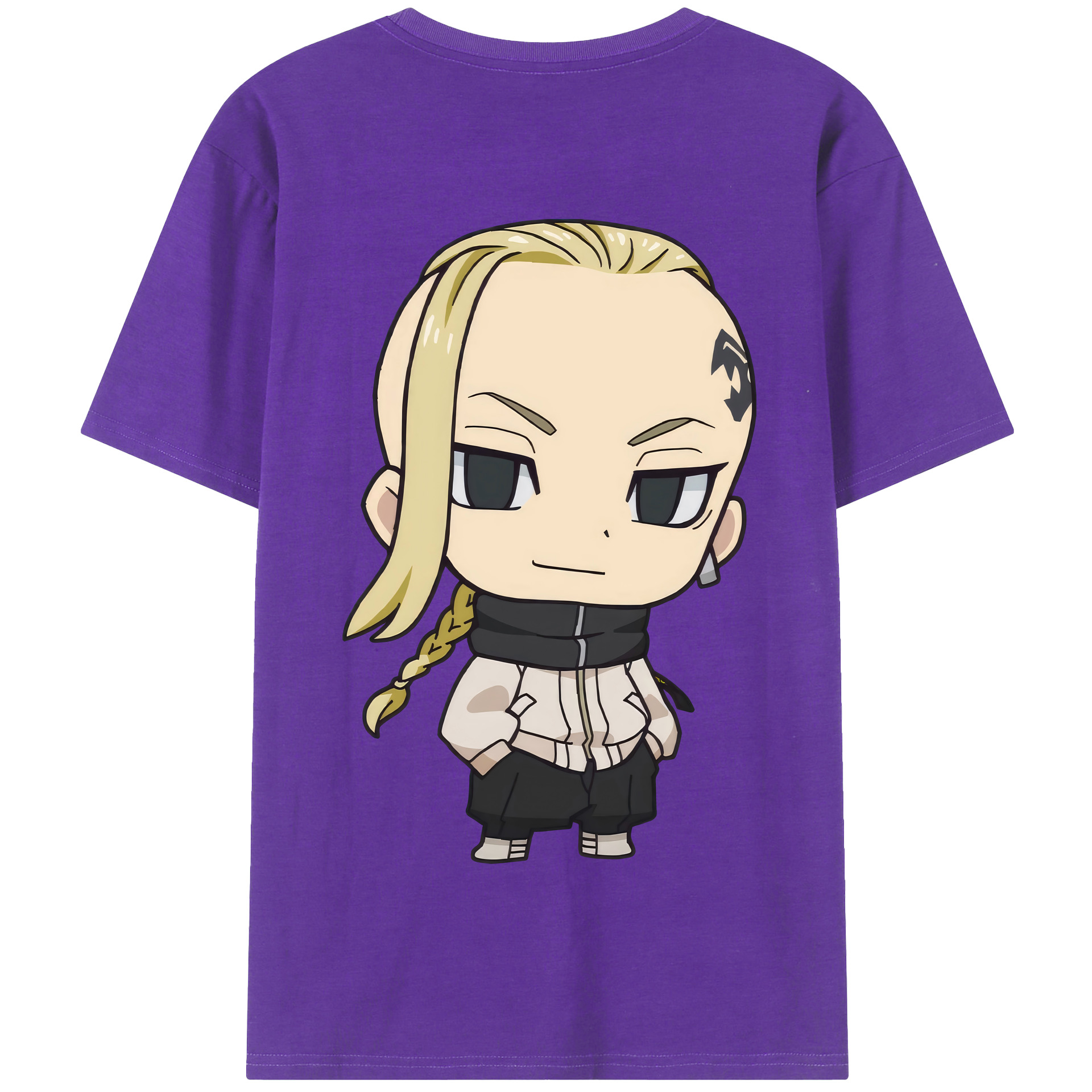 （画像用） 東京リベンジャーズ Tokyo Revengers 綿100％半袖Tシャツ（背面プリント）