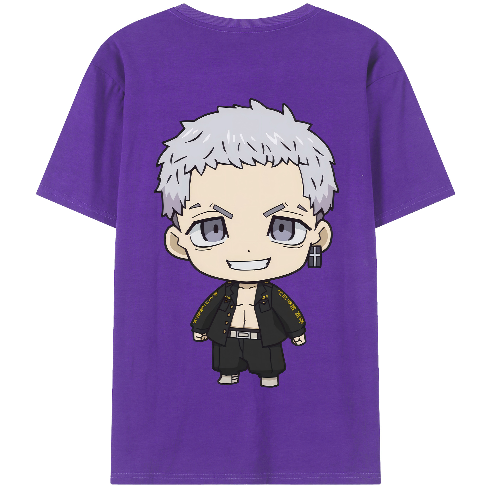 （画像用） 東京リベンジャーズ Tokyo Revengers 綿100％半袖Tシャツ（背面プリント）