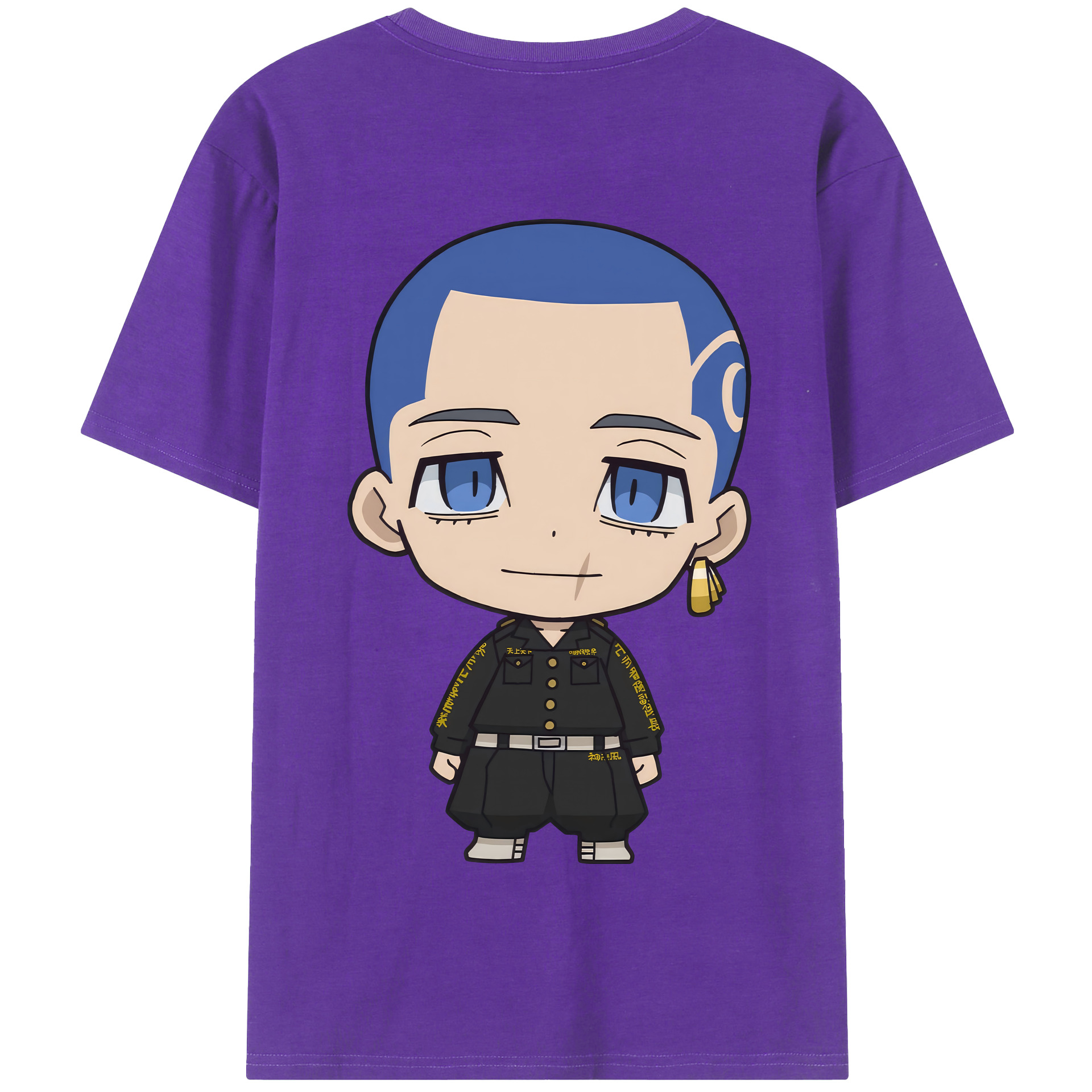 （画像用） 東京リベンジャーズ Tokyo Revengers 綿100％半袖Tシャツ（背面プリント）