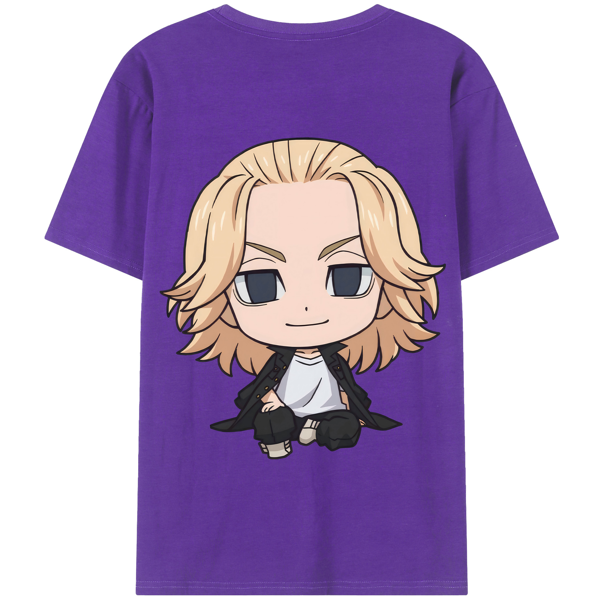 （画像用） 東京リベンジャーズ Tokyo Revengers 綿100％半袖Tシャツ（背面プリント）