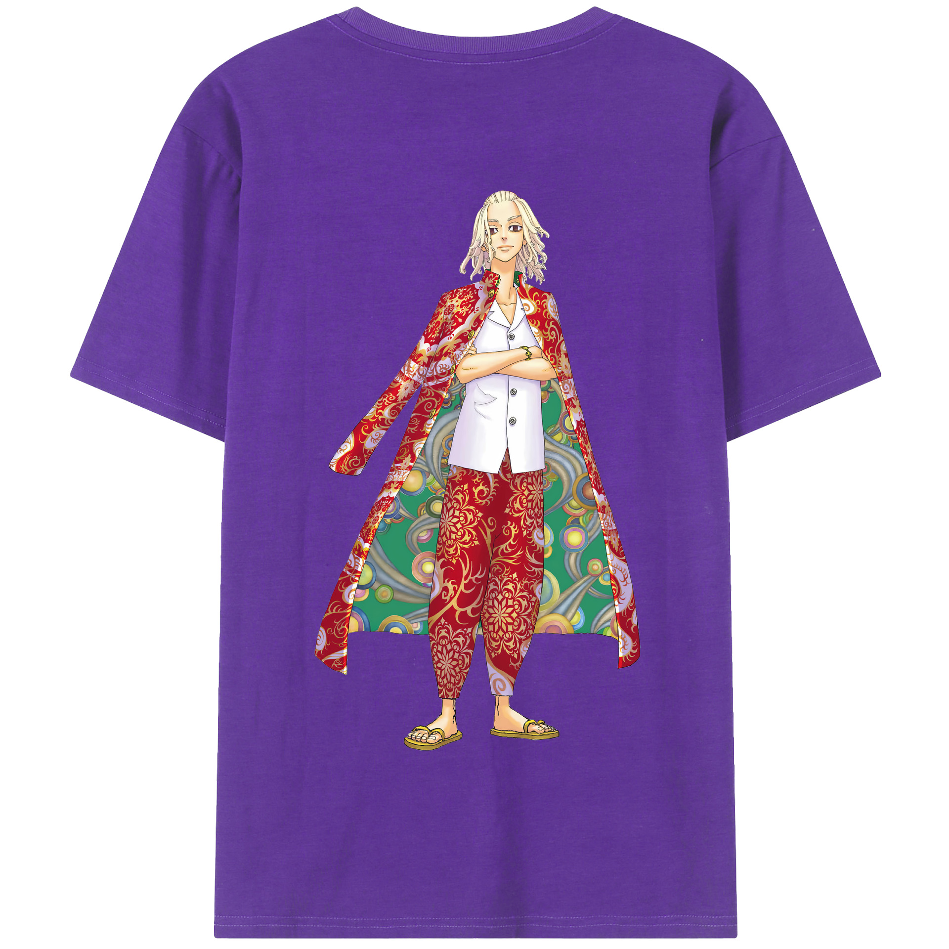 （画像用） 東京リベンジャーズ Tokyo Revengers 綿100％半袖Tシャツ（背面プリント）