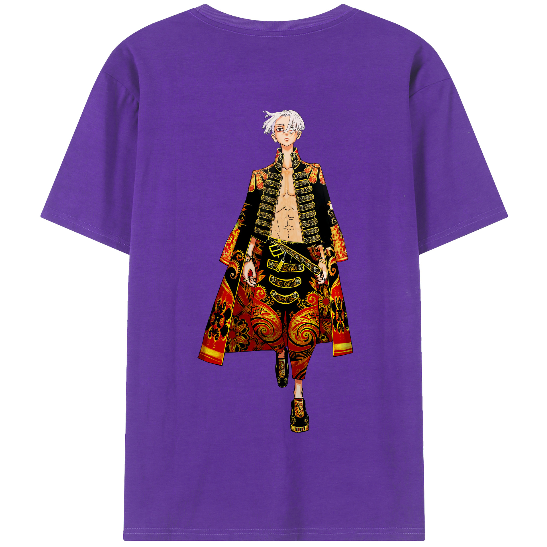 （画像用） 東京リベンジャーズ Tokyo Revengers 綿100％半袖Tシャツ（背面プリント）