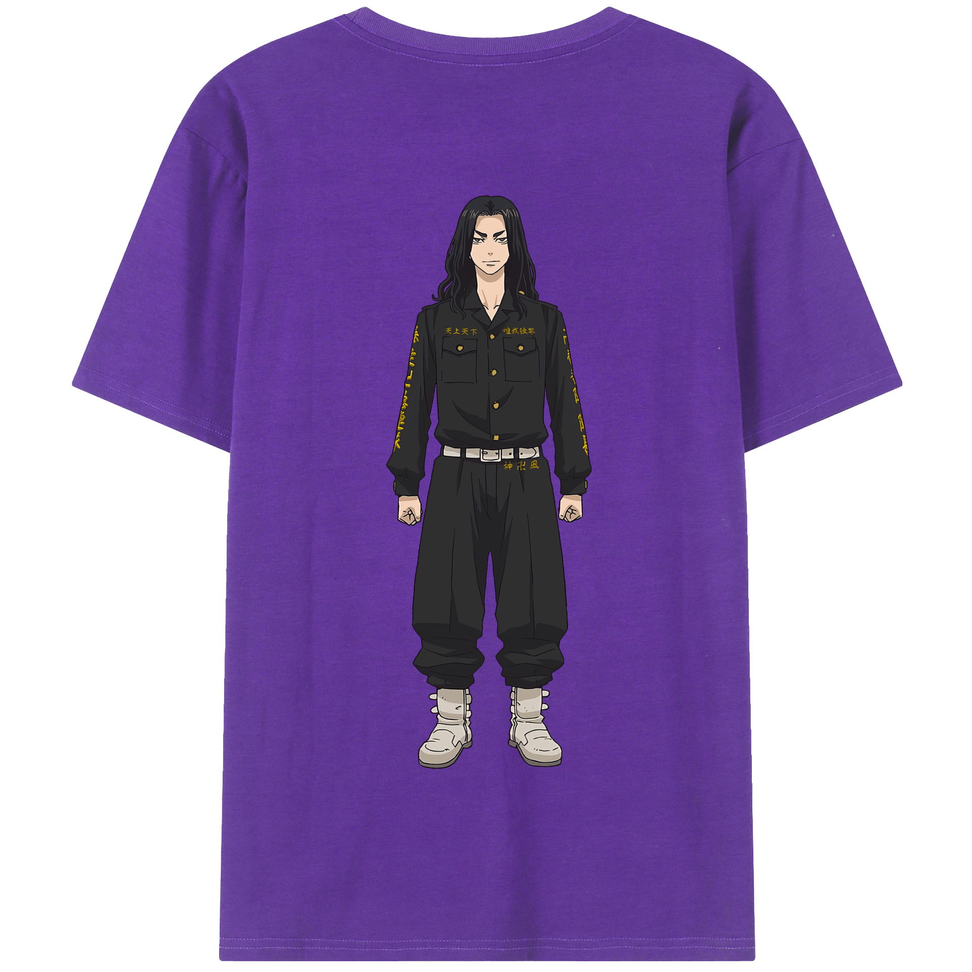 （画像用） 東京リベンジャーズ Tokyo Revengers 綿100％半袖Tシャツ（背面プリント）