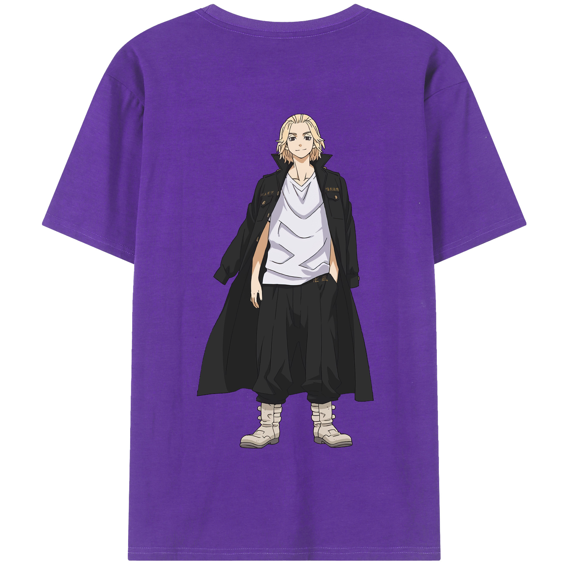 （画像用） 東京リベンジャーズ Tokyo Revengers 綿100％半袖Tシャツ（背面プリント）