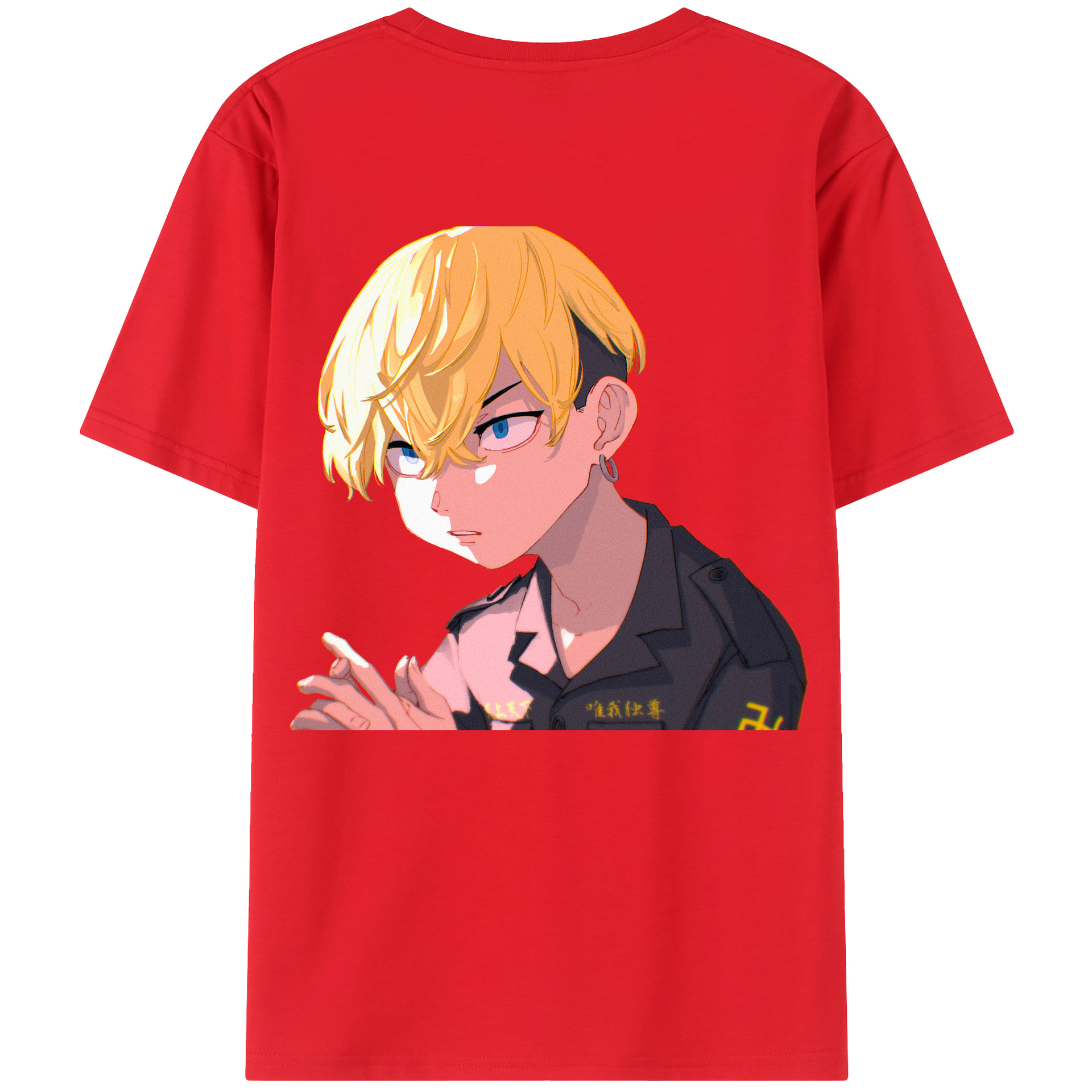 （画像用） 東京リベンジャーズ Tokyo Revengers 綿100％半袖Tシャツ（背面プリント）
