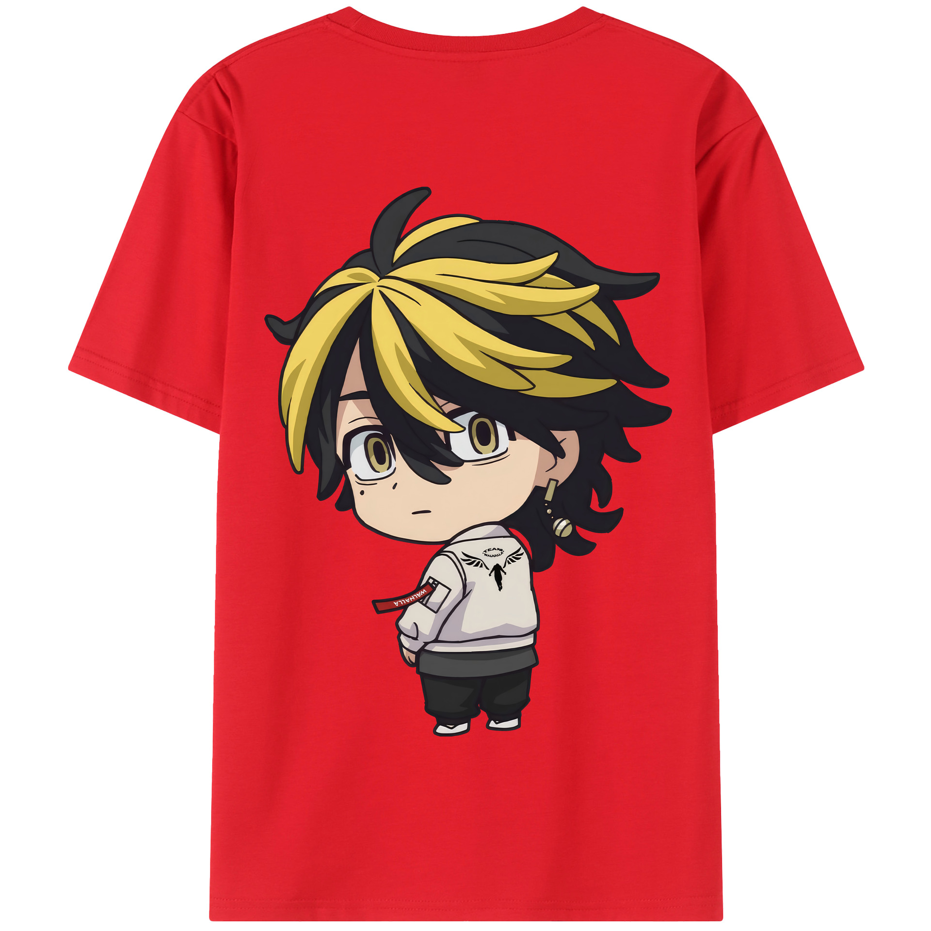 （画像用） 東京リベンジャーズ Tokyo Revengers 綿100％半袖Tシャツ（背面プリント）