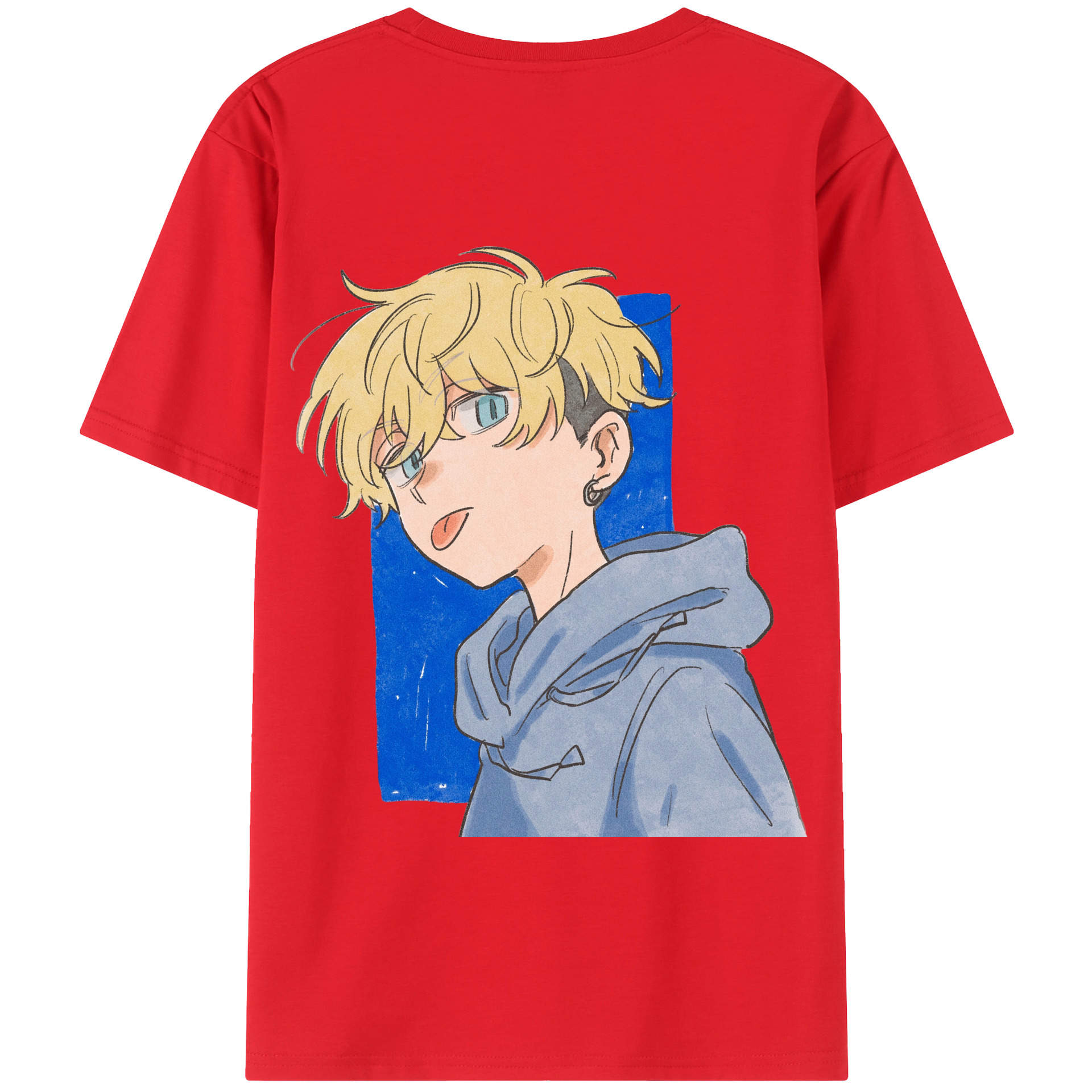 （画像用） 東京リベンジャーズ Tokyo Revengers 綿100％半袖Tシャツ（背面プリント）