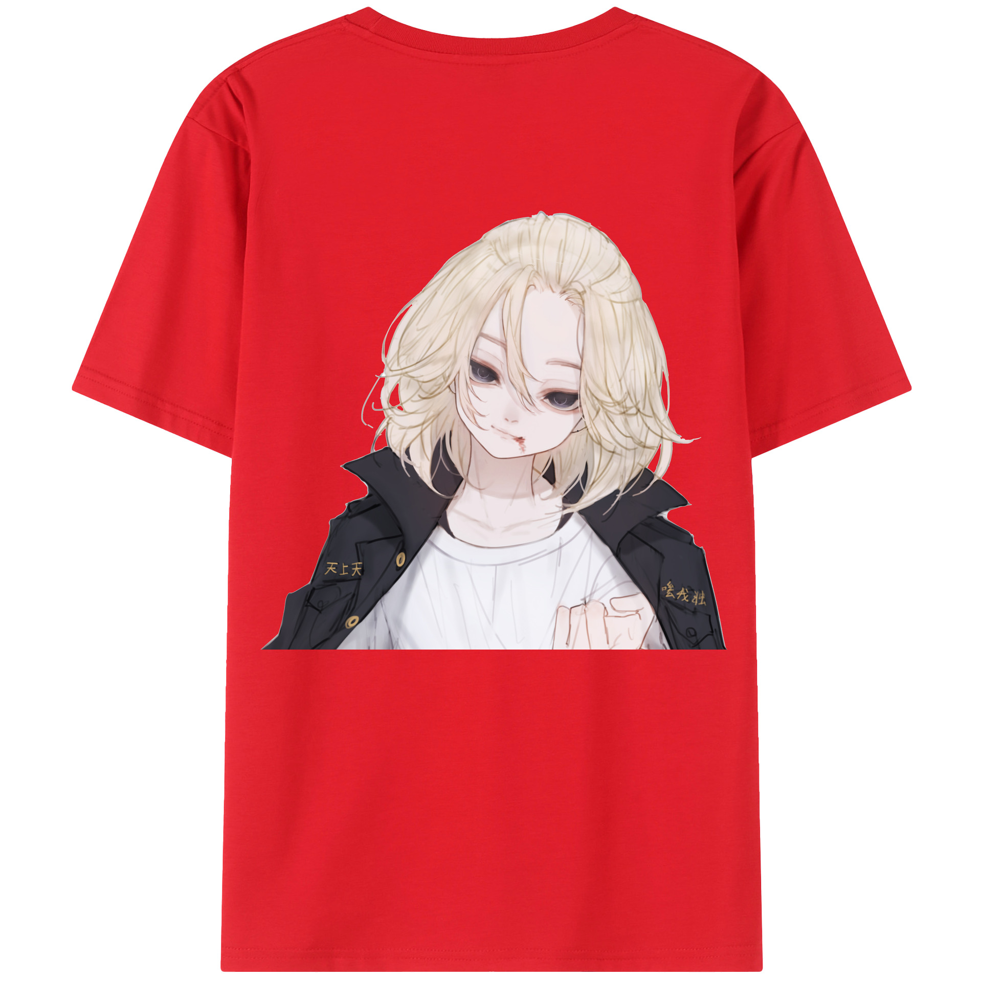 （画像用） 東京リベンジャーズ Tokyo Revengers 綿100％半袖Tシャツ（背面プリント）