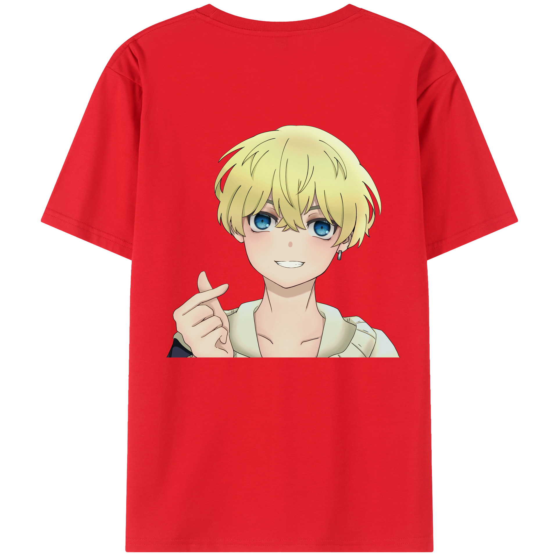 （画像用） 東京リベンジャーズ Tokyo Revengers 綿100％半袖Tシャツ（背面プリント）