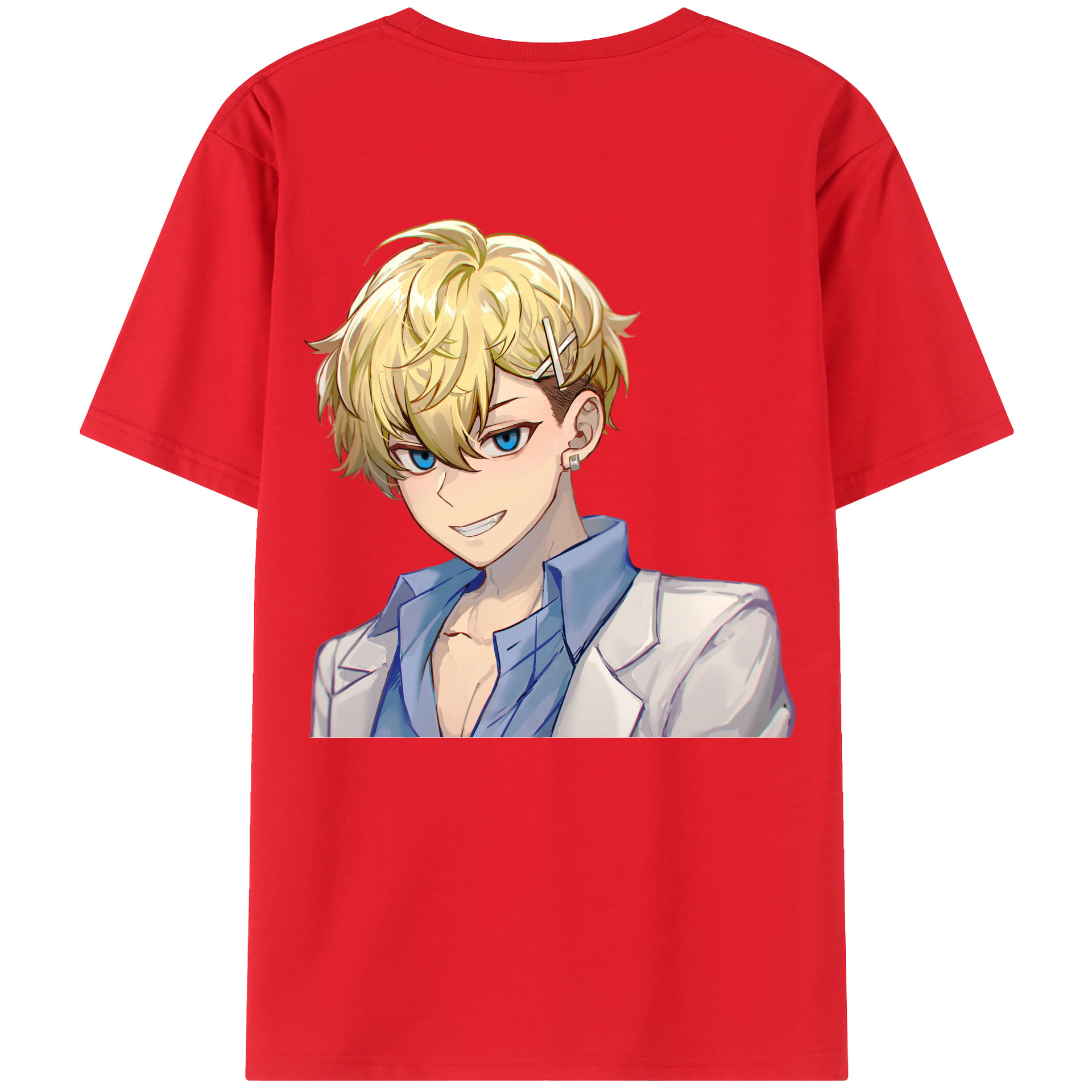 （画像用） 東京リベンジャーズ Tokyo Revengers 綿100％半袖Tシャツ（背面プリント）