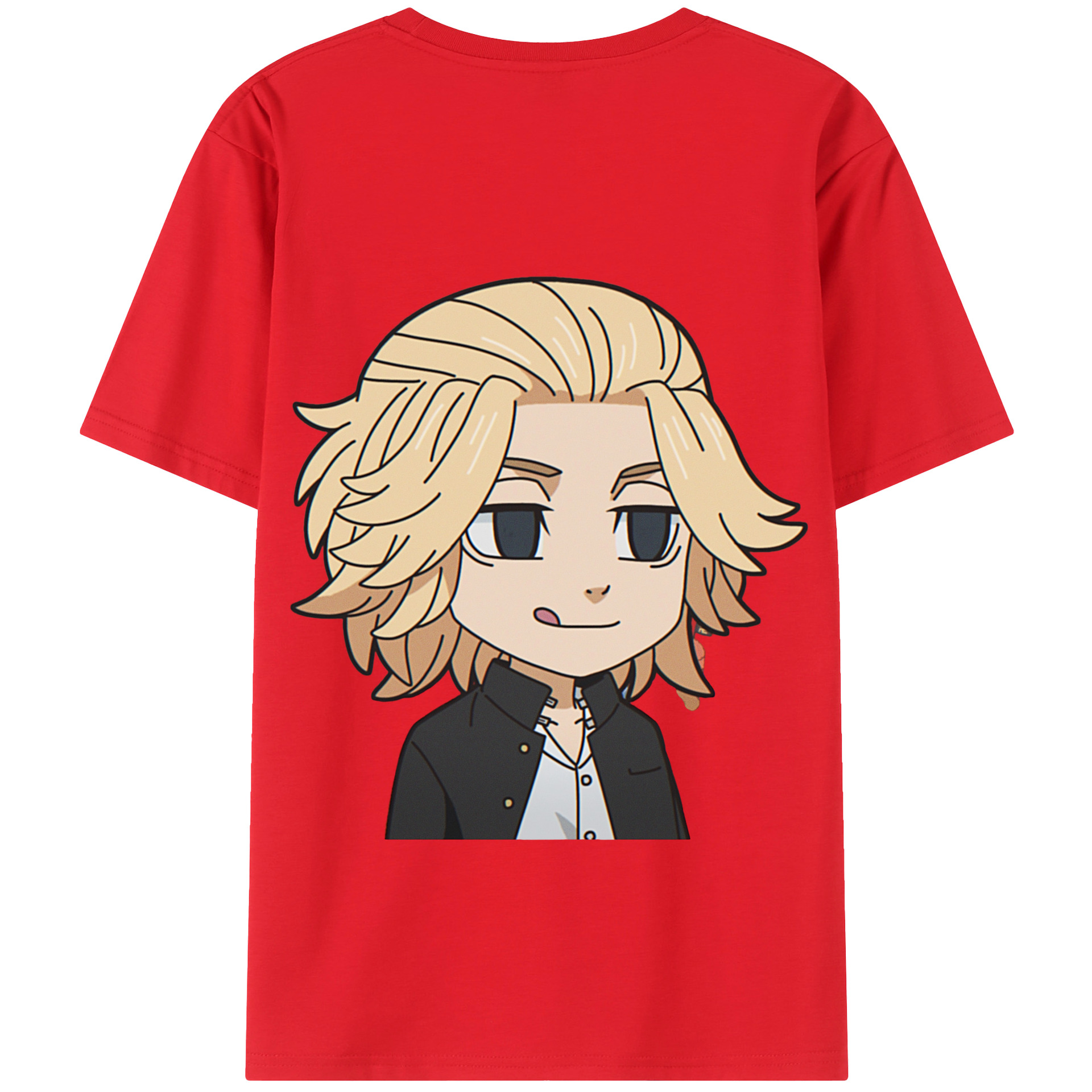 （画像用） 東京リベンジャーズ Tokyo Revengers 綿100％半袖Tシャツ（背面プリント）