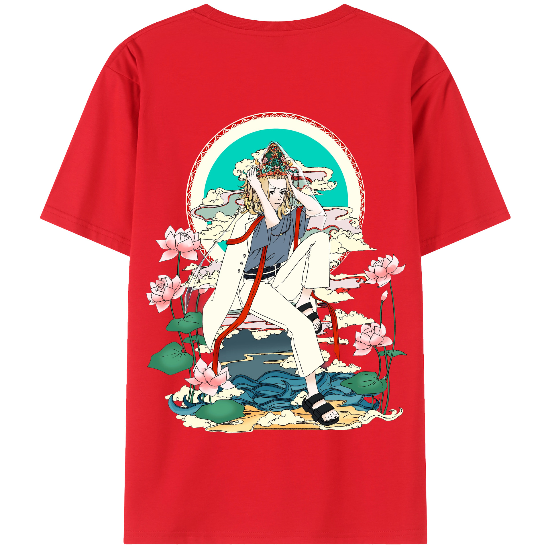 （画像用） 東京リベンジャーズ Tokyo Revengers 綿100％半袖Tシャツ（背面プリント）