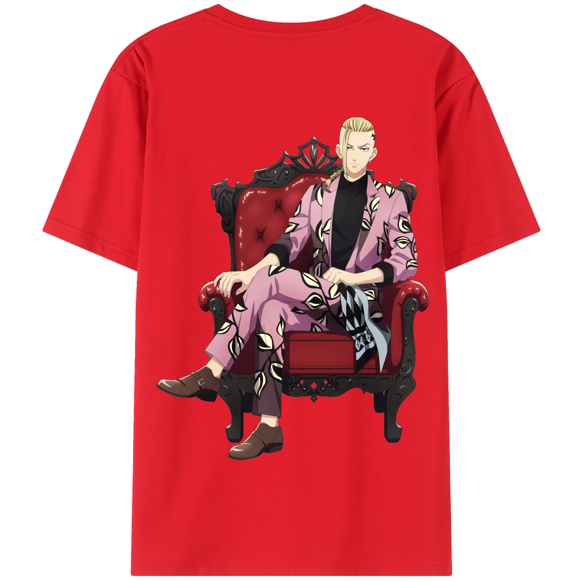 （画像用） 東京リベンジャーズ Tokyo Revengers 綿100％半袖Tシャツ（背面プリント）
