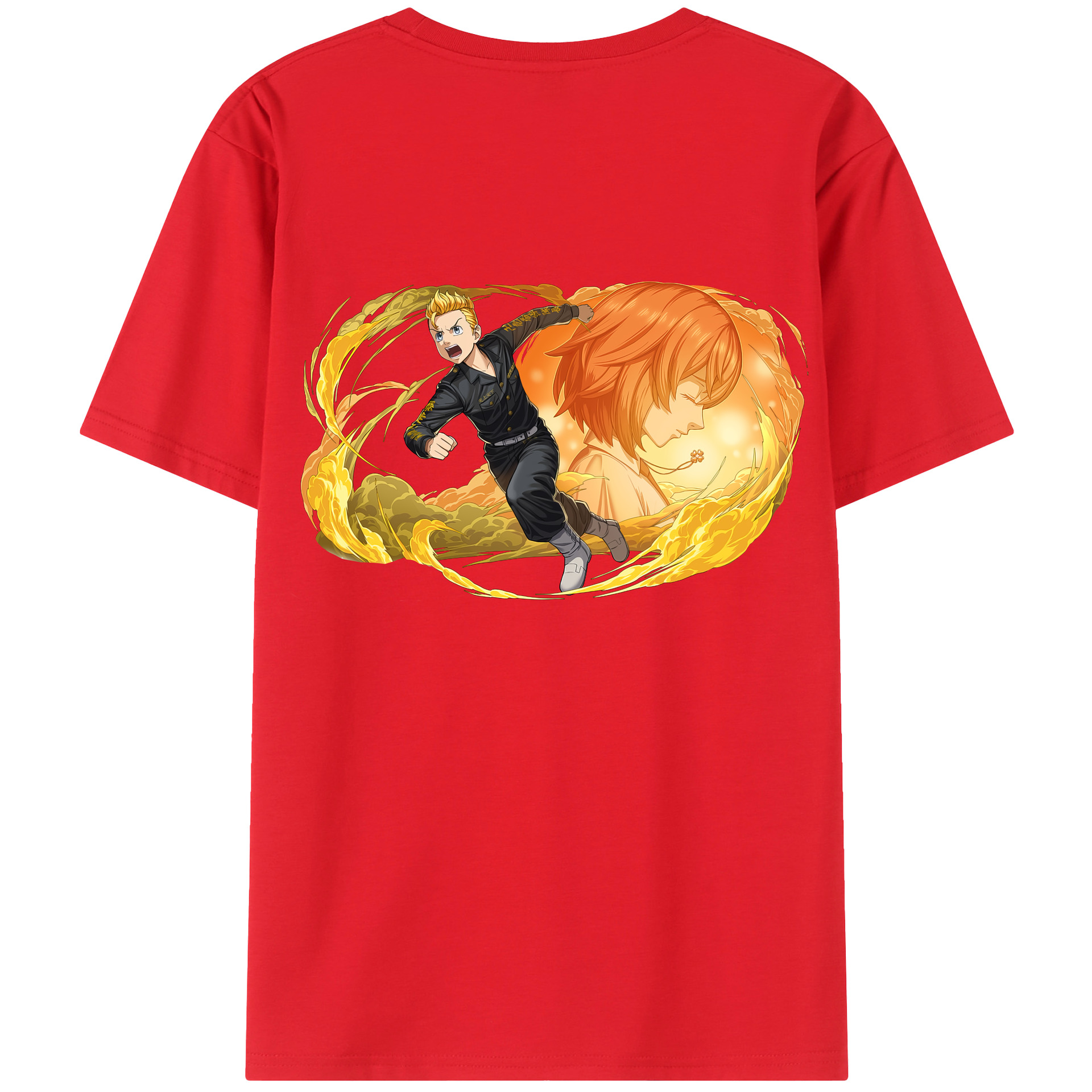 （画像用） 東京リベンジャーズ Tokyo Revengers 綿100％半袖Tシャツ（背面プリント）