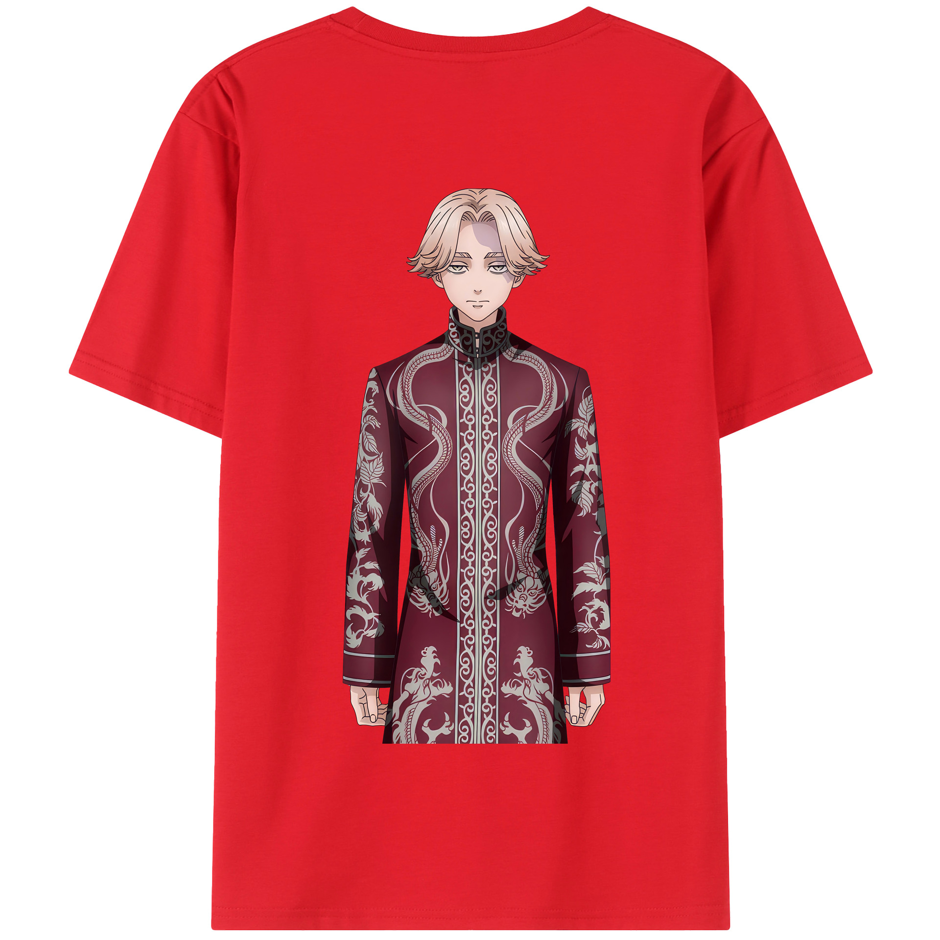 （画像用） 東京リベンジャーズ Tokyo Revengers 綿100％半袖Tシャツ（背面プリント）