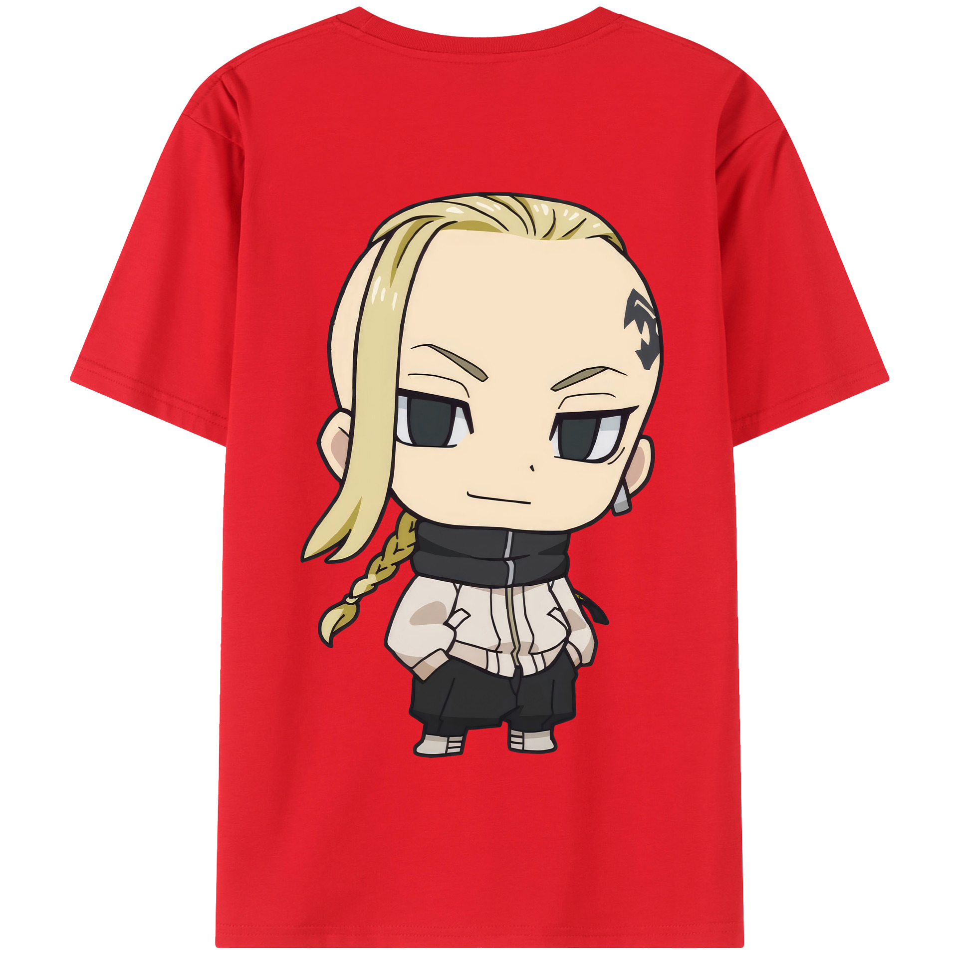 （画像用） 東京リベンジャーズ Tokyo Revengers 綿100％半袖Tシャツ（背面プリント）