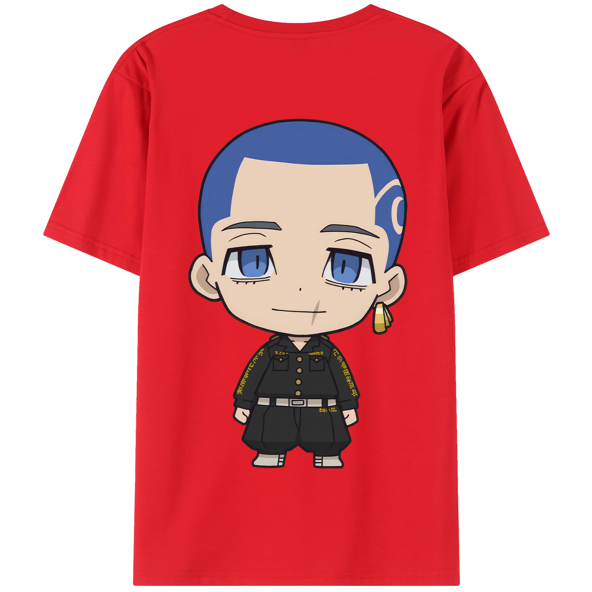 （画像用） 東京リベンジャーズ Tokyo Revengers 綿100％半袖Tシャツ（背面プリント）