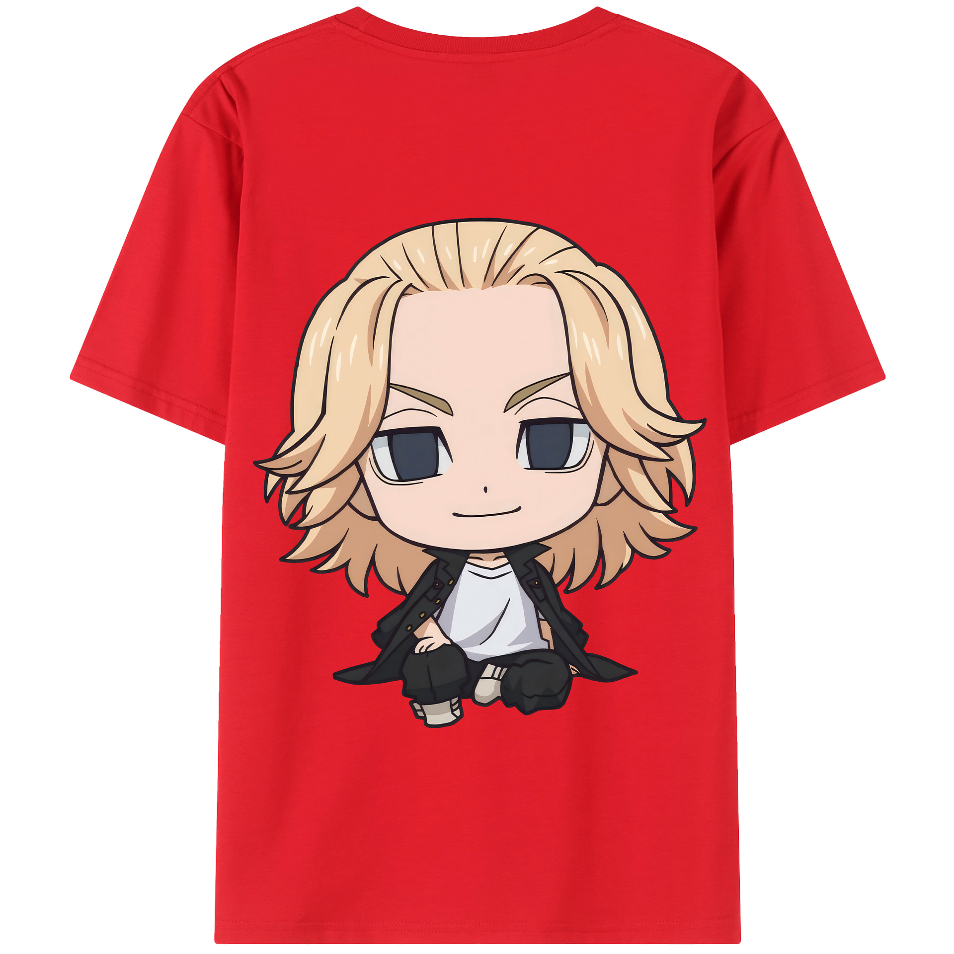 （画像用） 東京リベンジャーズ Tokyo Revengers 綿100％半袖Tシャツ（背面プリント）