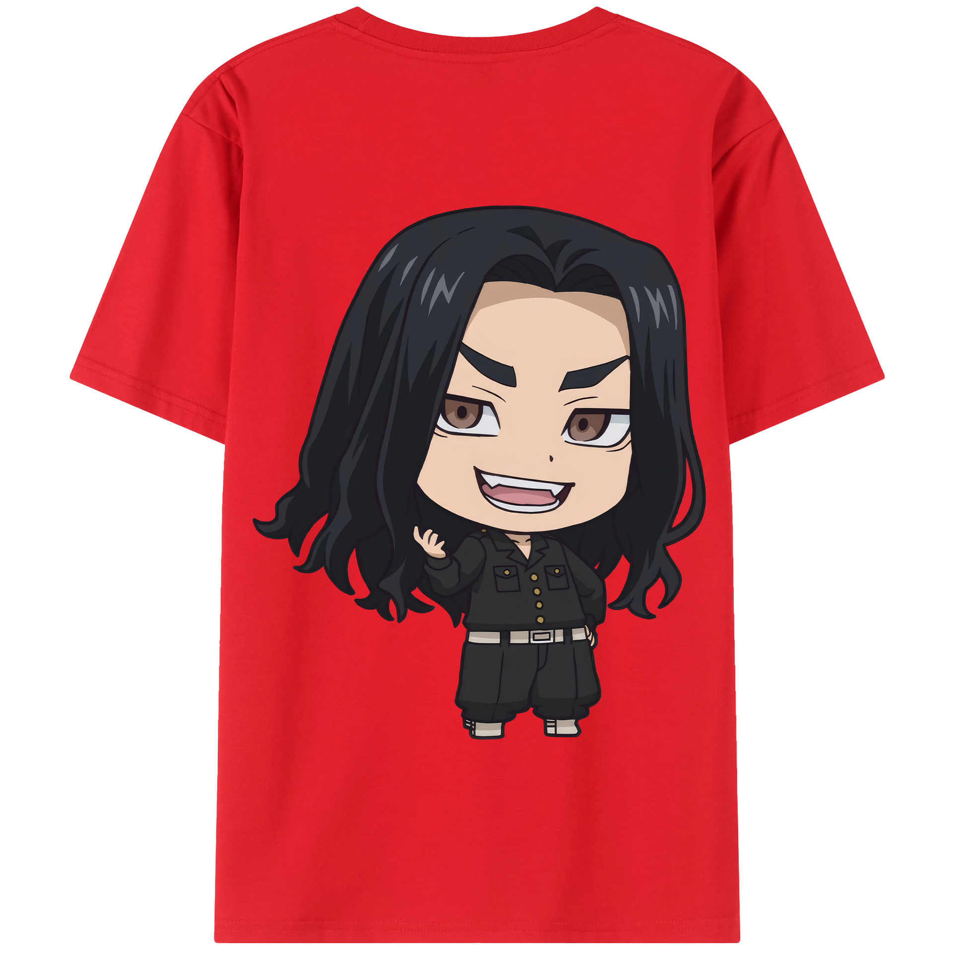（画像用） 東京リベンジャーズ Tokyo Revengers 綿100％半袖Tシャツ（背面プリント）