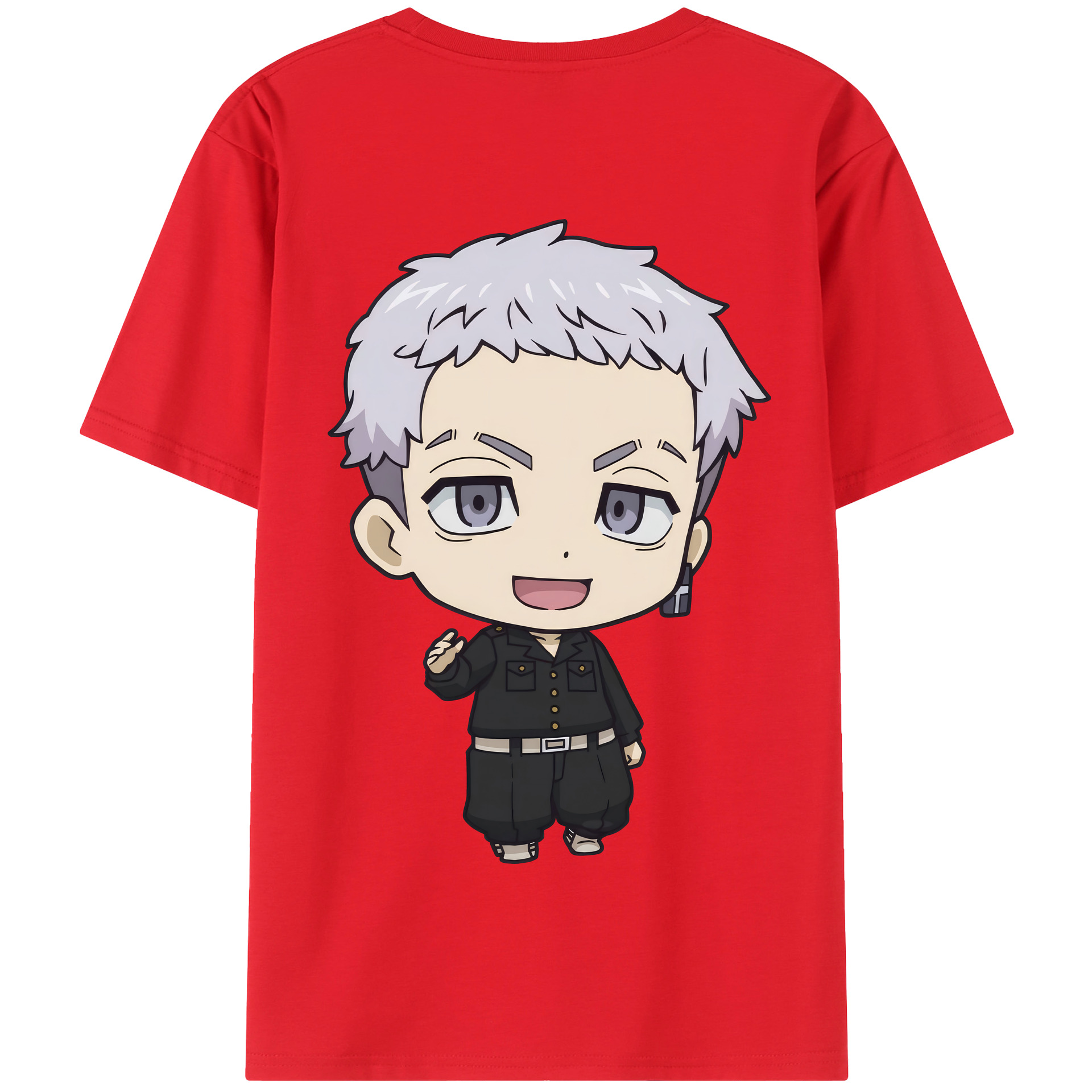 （画像用） 東京リベンジャーズ Tokyo Revengers 綿100％半袖Tシャツ（背面プリント）