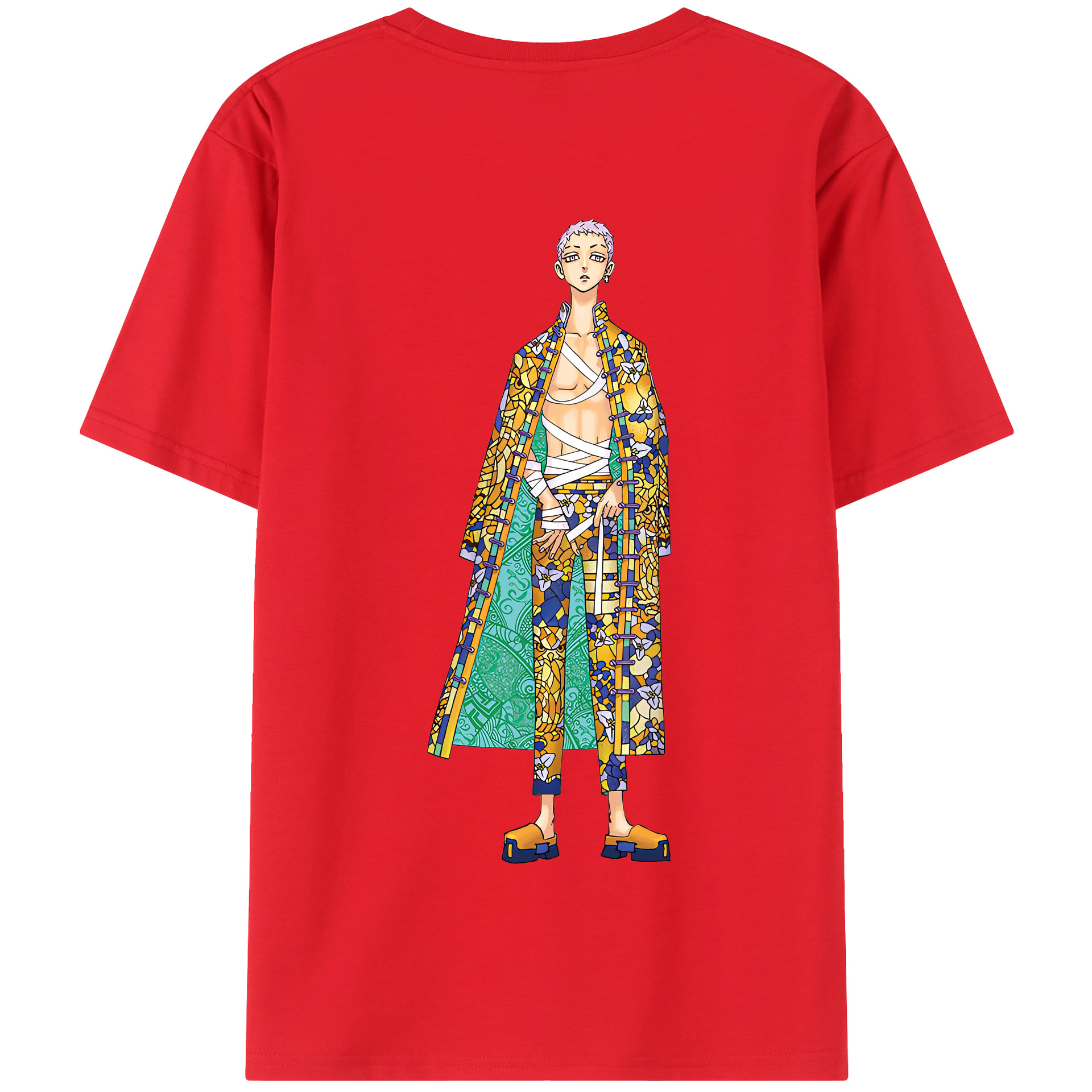 （画像用） 東京リベンジャーズ Tokyo Revengers 綿100％半袖Tシャツ（背面プリント）