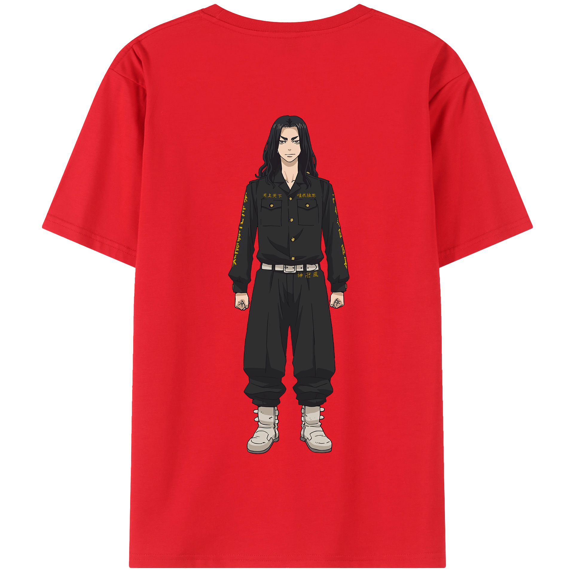 （画像用） 東京リベンジャーズ Tokyo Revengers 綿100％半袖Tシャツ（背面プリント）