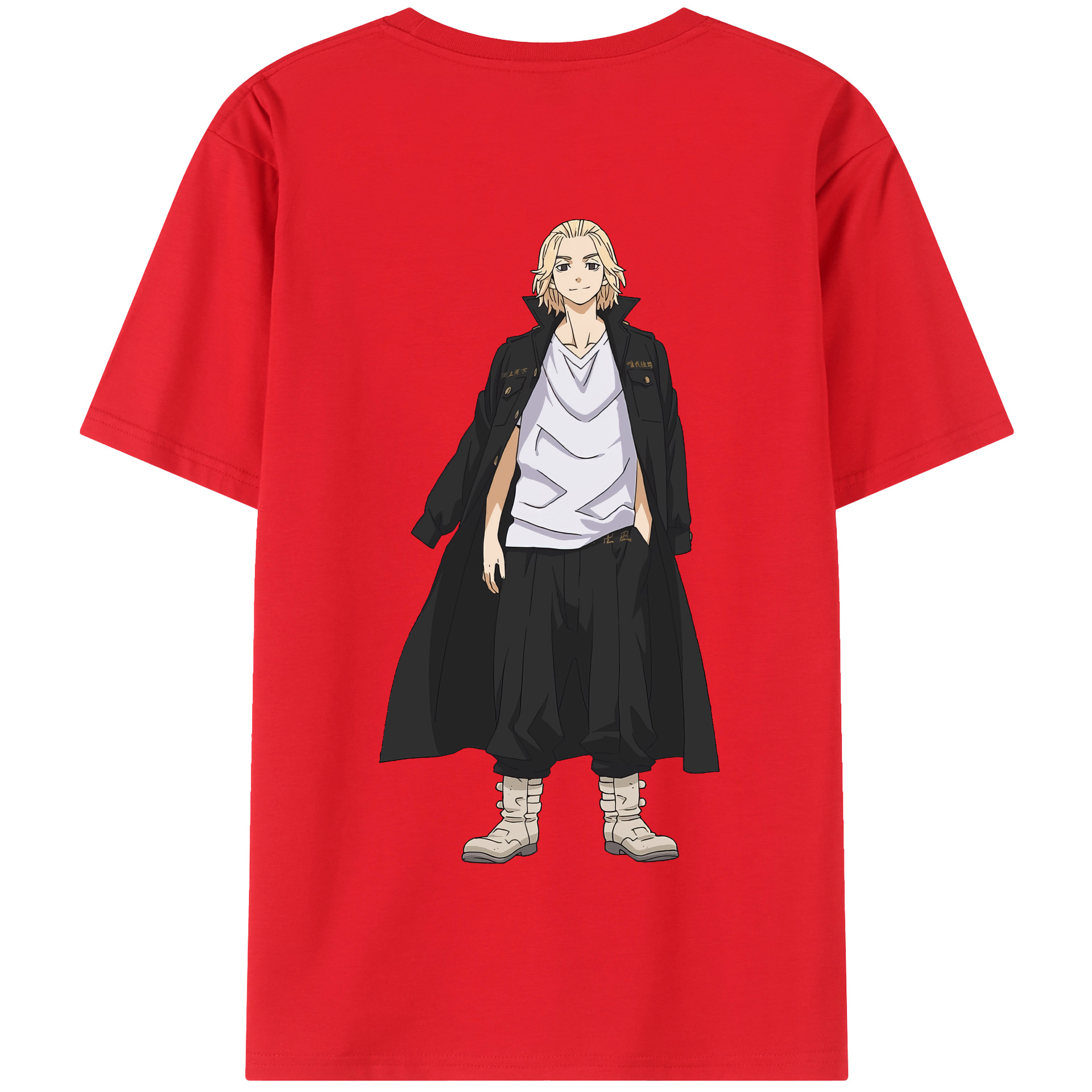 （画像用） 東京リベンジャーズ Tokyo Revengers 綿100％半袖Tシャツ（背面プリント）