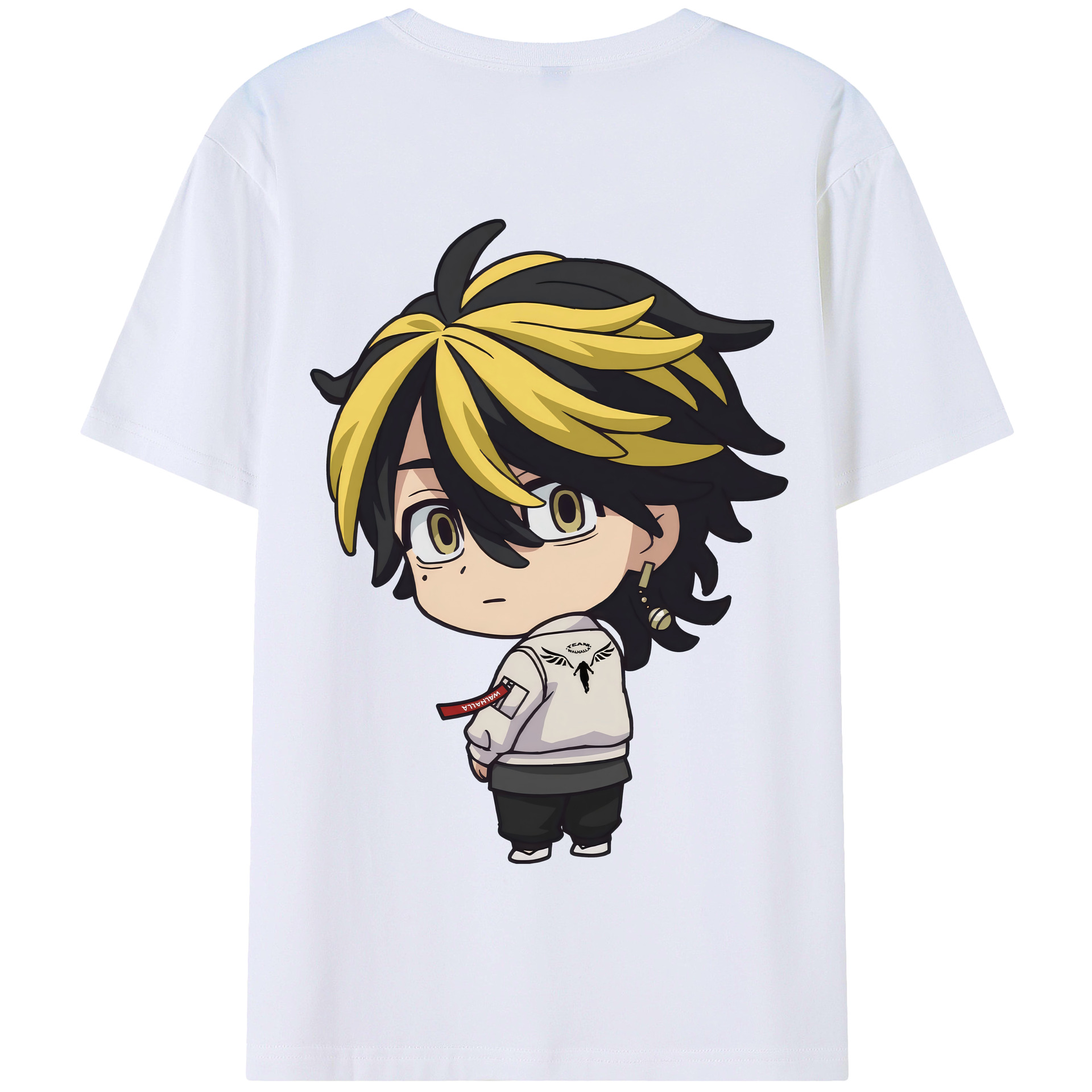 （画像用） 東京リベンジャーズ Tokyo Revengers 綿100％半袖Tシャツ（背面プリント）