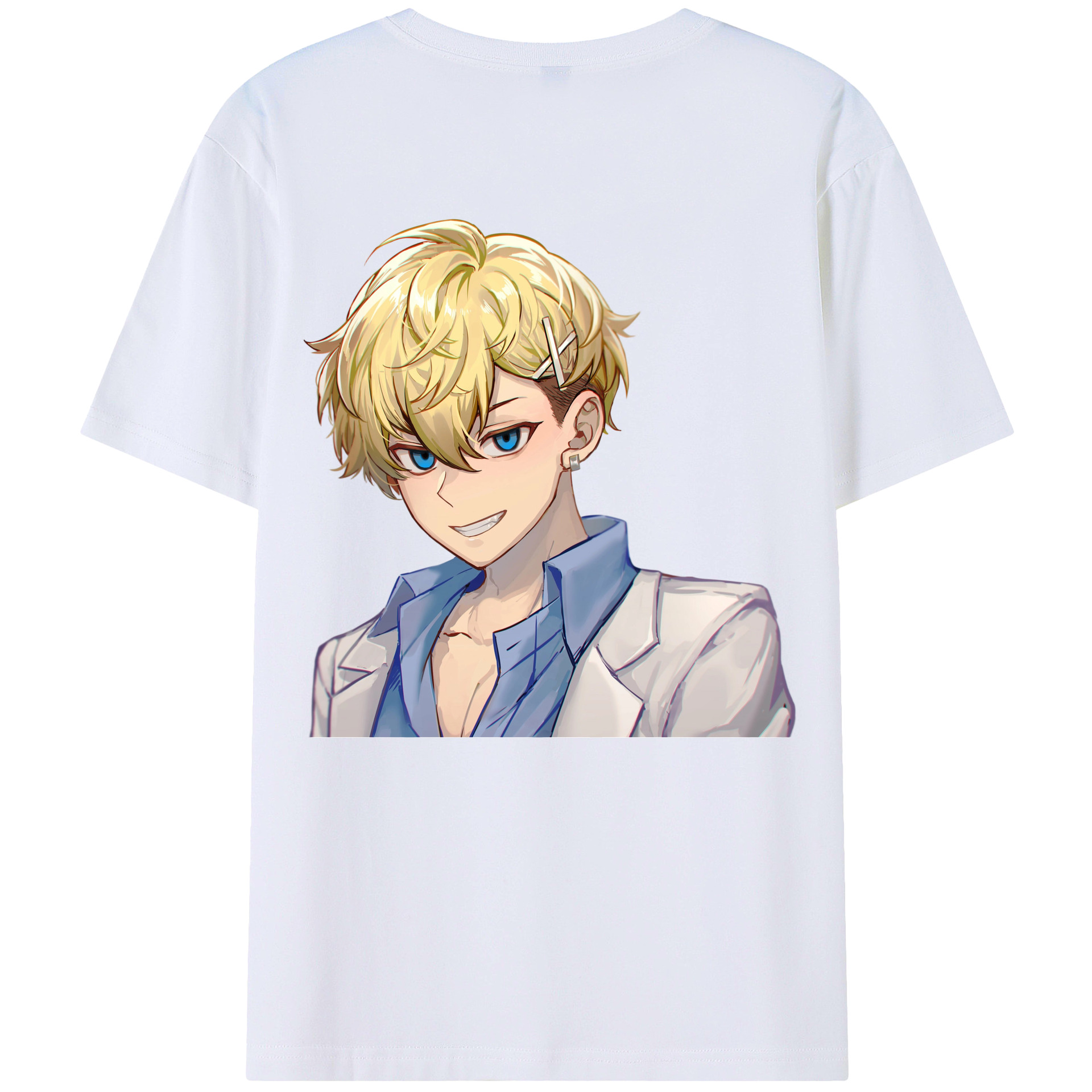（画像用） 東京リベンジャーズ Tokyo Revengers 綿100％半袖Tシャツ（背面プリント）