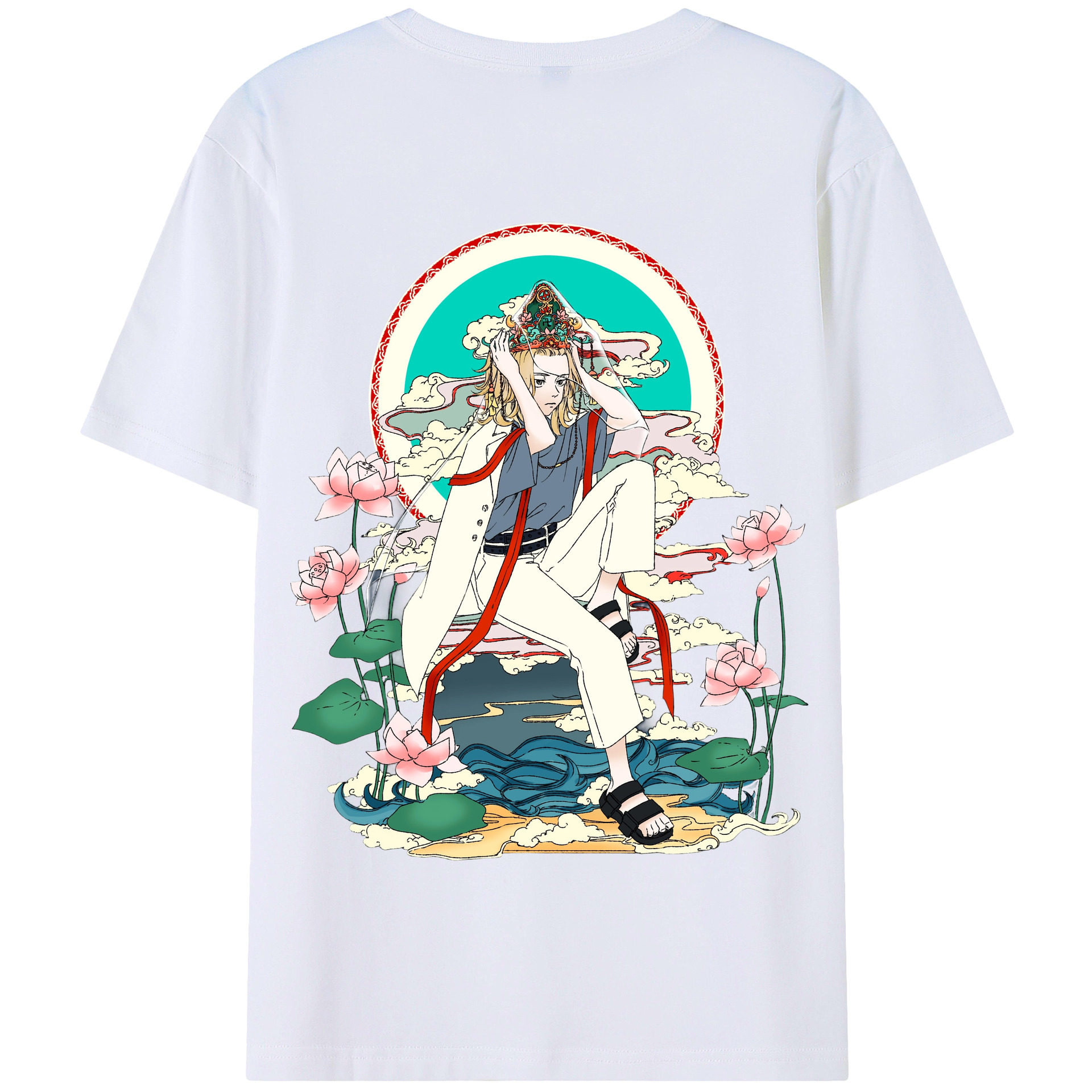 （画像用） 東京リベンジャーズ Tokyo Revengers 綿100％半袖Tシャツ（背面プリント）
