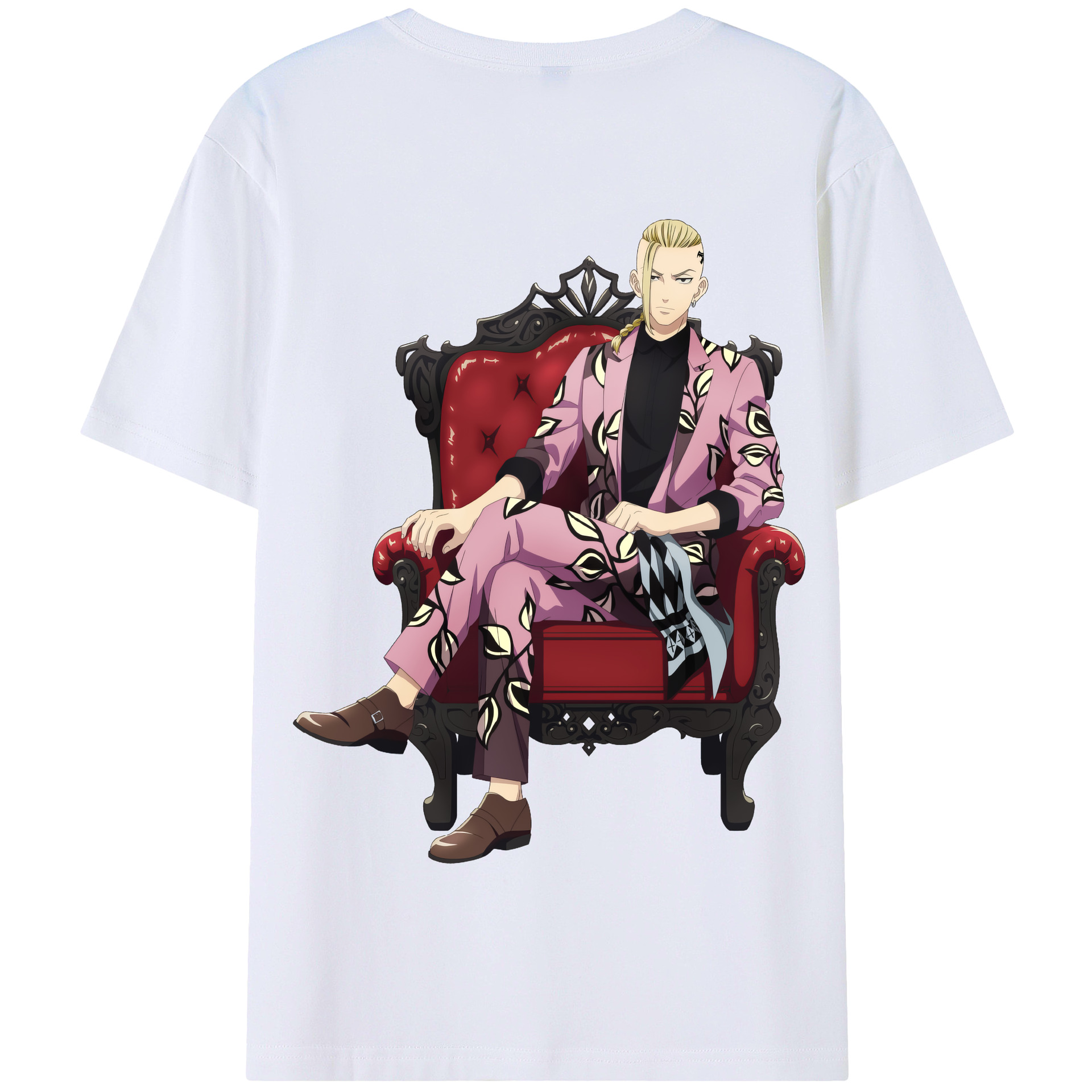 （画像用） 東京リベンジャーズ Tokyo Revengers 綿100％半袖Tシャツ（背面プリント）