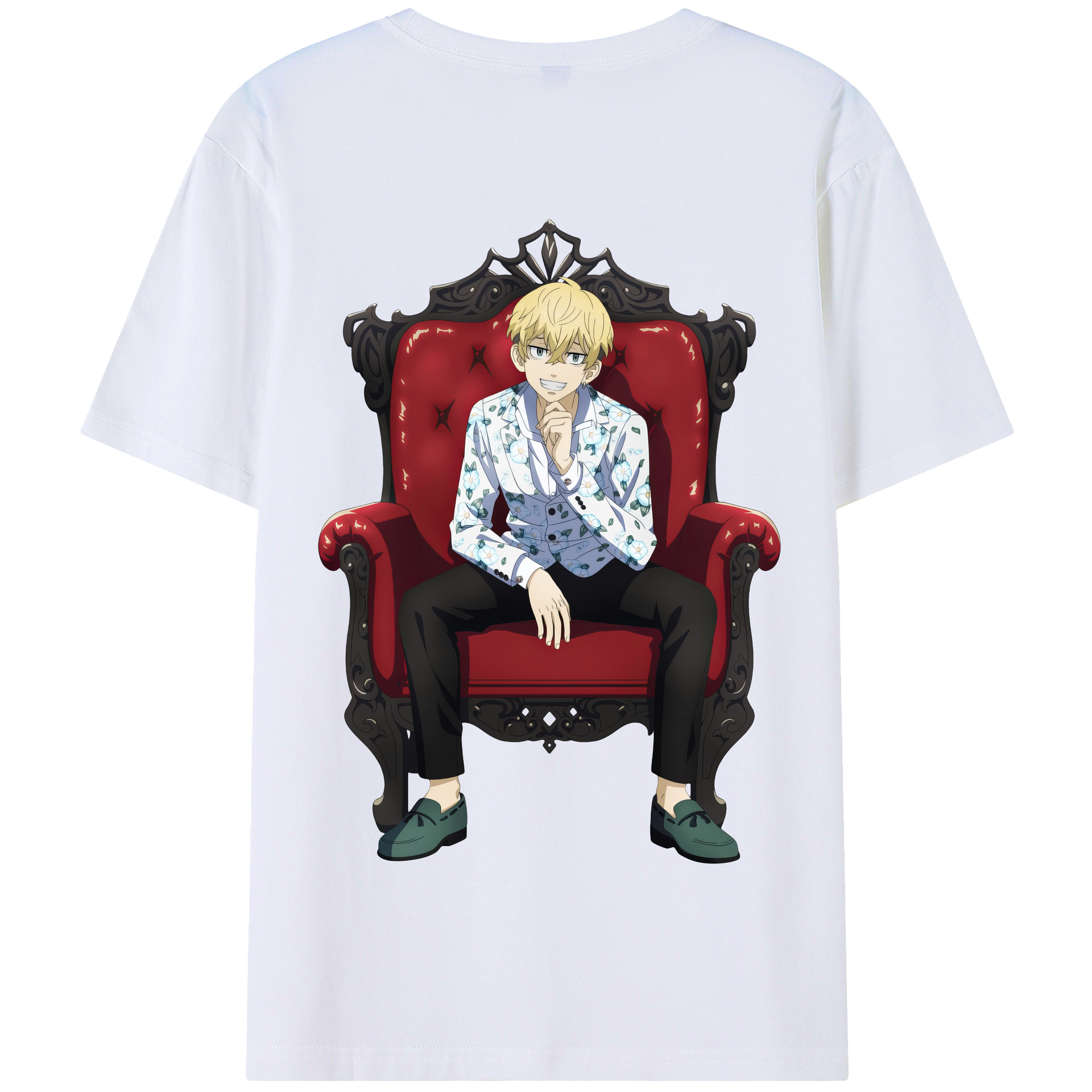 （画像用） 東京リベンジャーズ Tokyo Revengers 綿100％半袖Tシャツ（背面プリント）