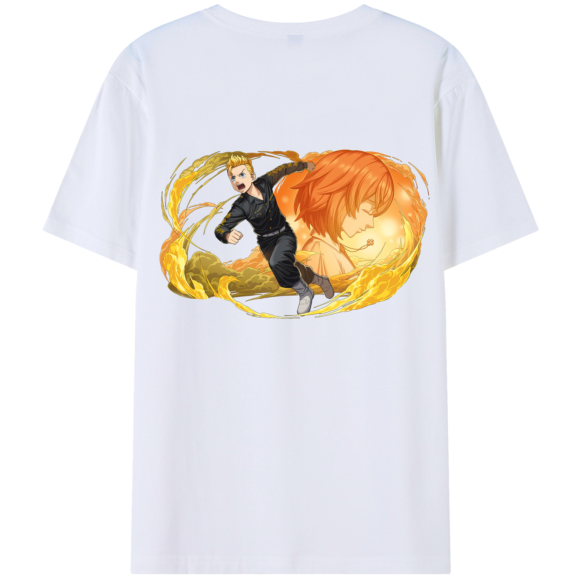 （画像用） 東京リベンジャーズ Tokyo Revengers 綿100％半袖Tシャツ（背面プリント）