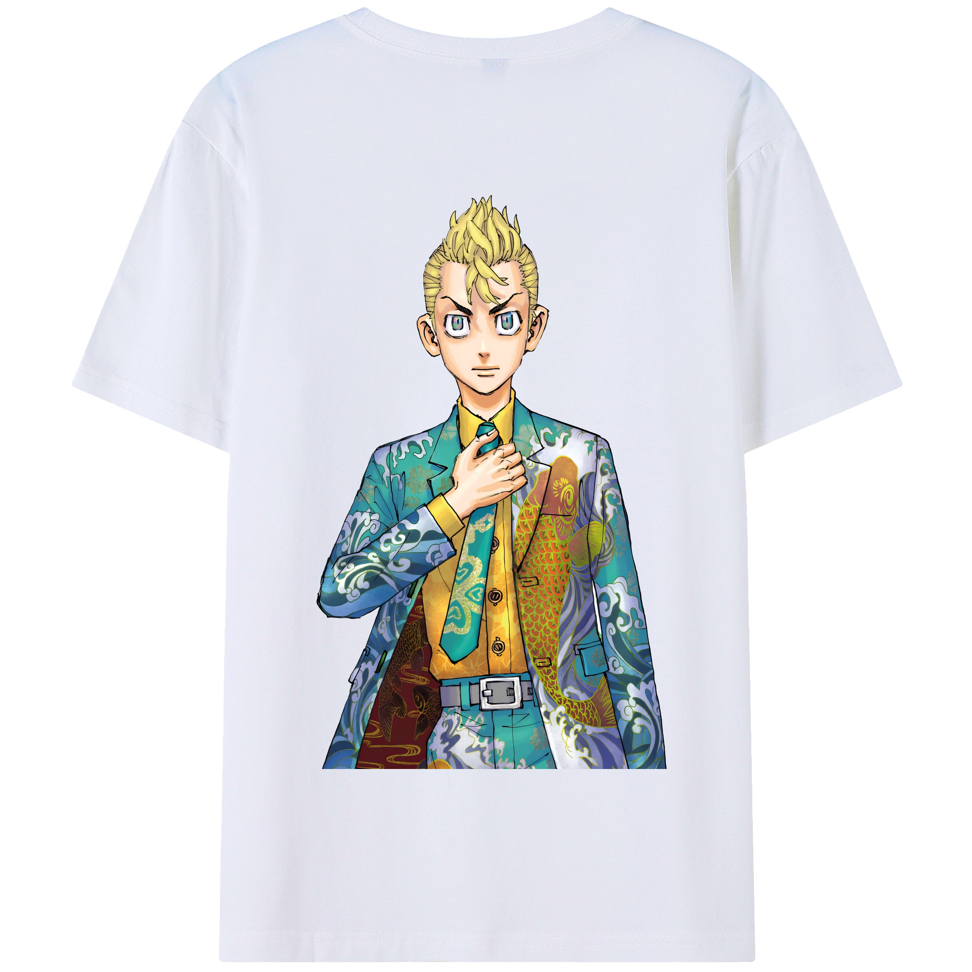（画像用） 東京リベンジャーズ Tokyo Revengers 綿100％半袖Tシャツ（背面プリント）