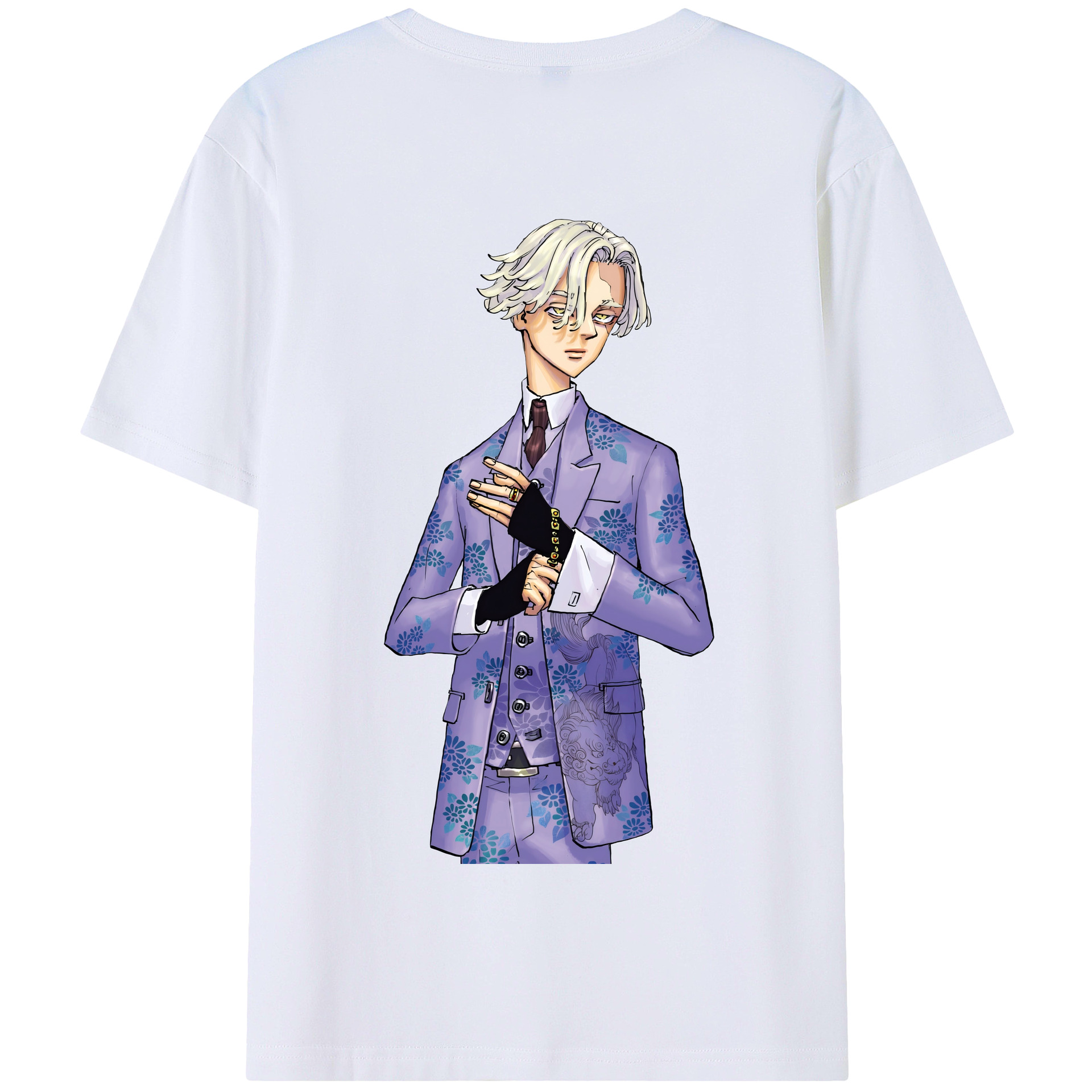 （画像用） 東京リベンジャーズ Tokyo Revengers 綿100％半袖Tシャツ（背面プリント）