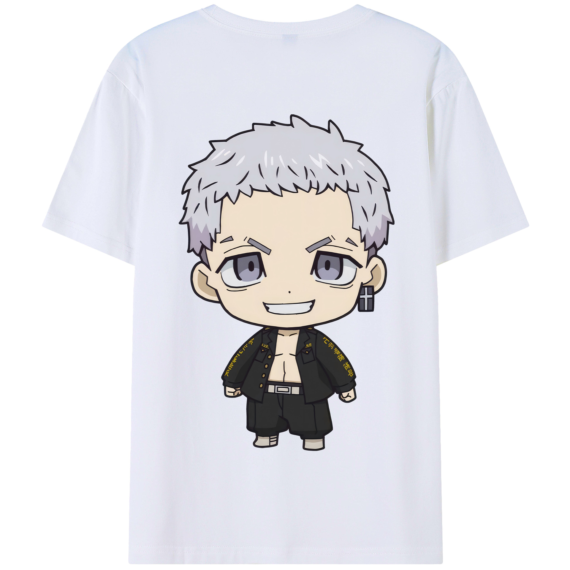 （画像用） 東京リベンジャーズ Tokyo Revengers 綿100％半袖Tシャツ（背面プリント）