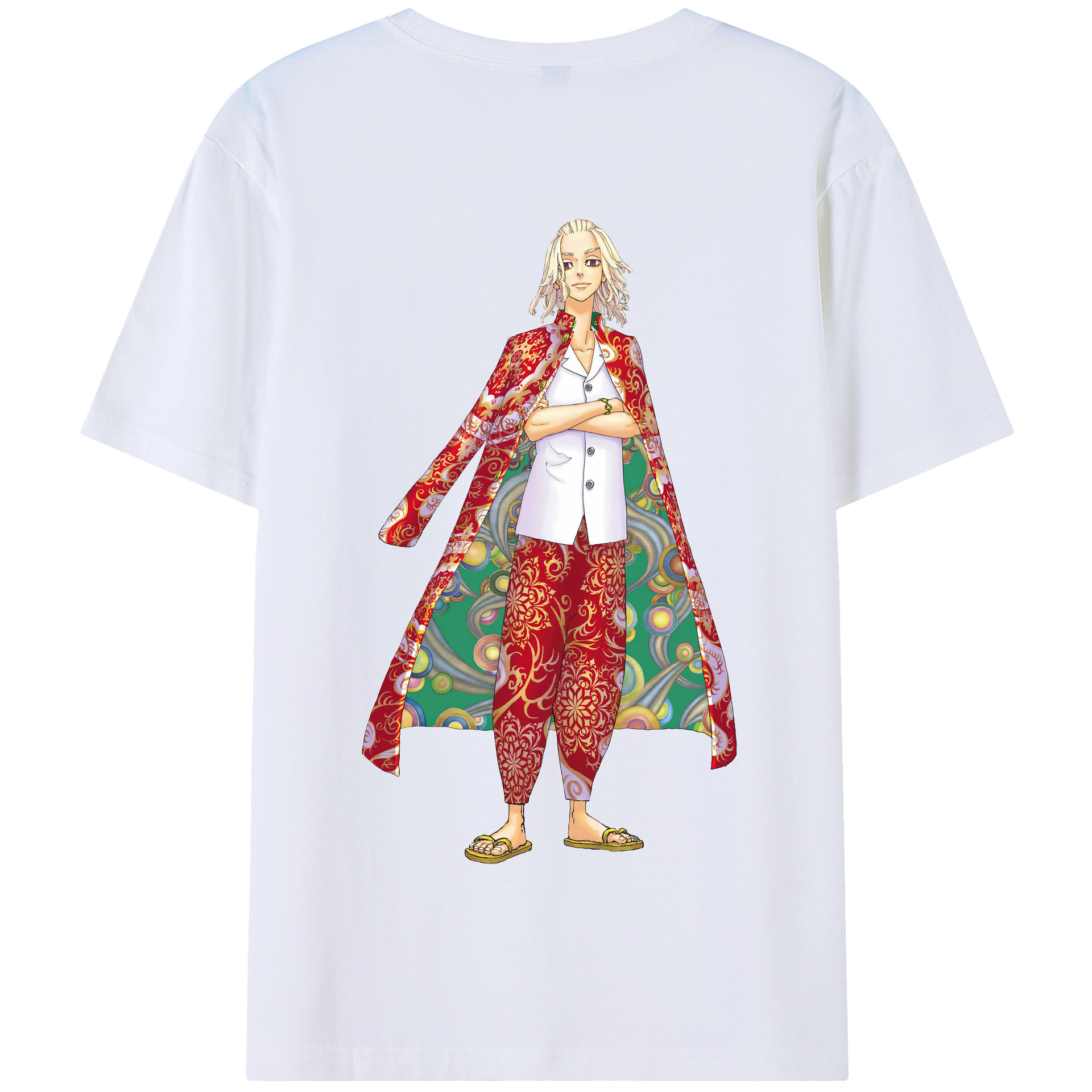 （画像用） 東京リベンジャーズ Tokyo Revengers 綿100％半袖Tシャツ（背面プリント）