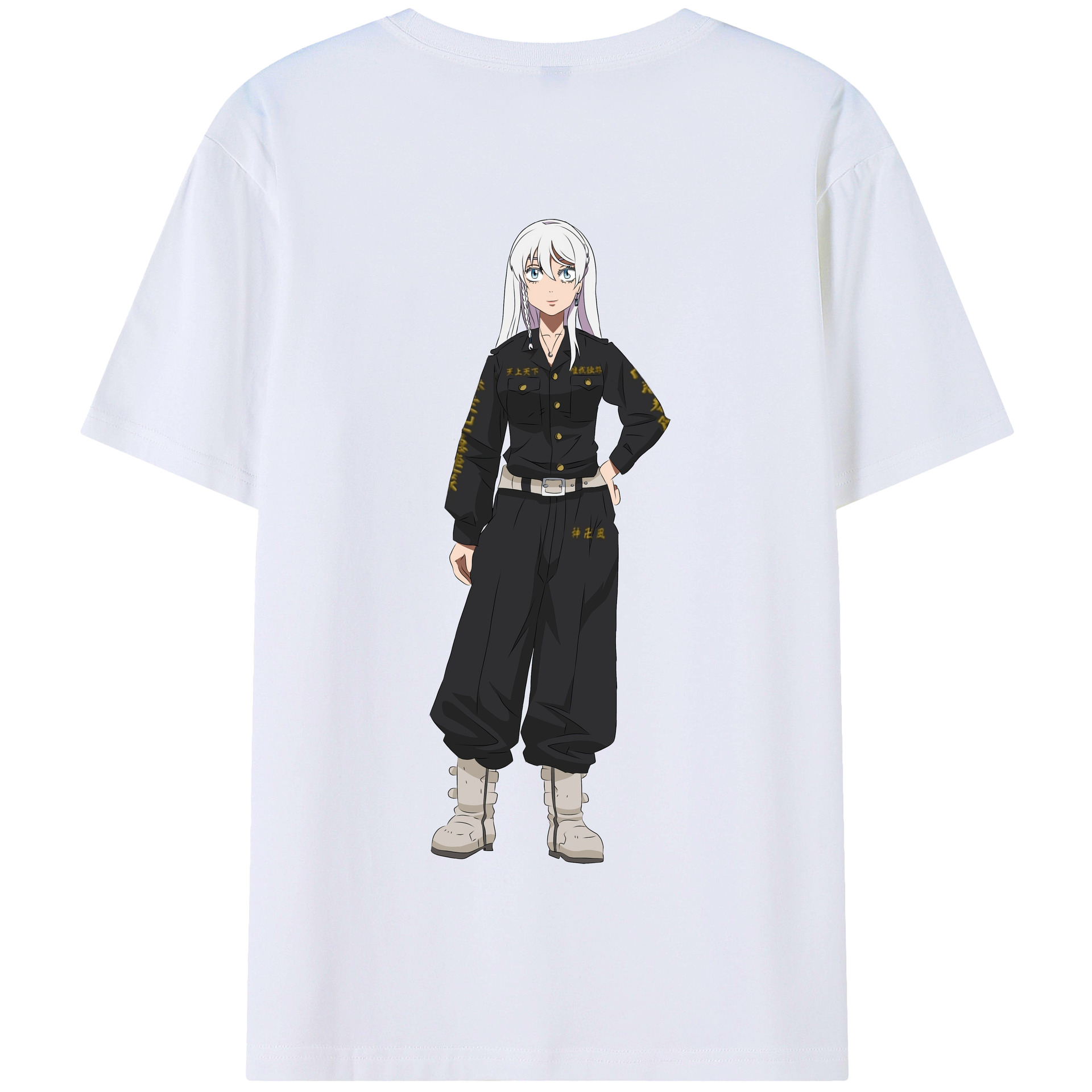 （画像用） 東京リベンジャーズ Tokyo Revengers 綿100％半袖Tシャツ（背面プリント）